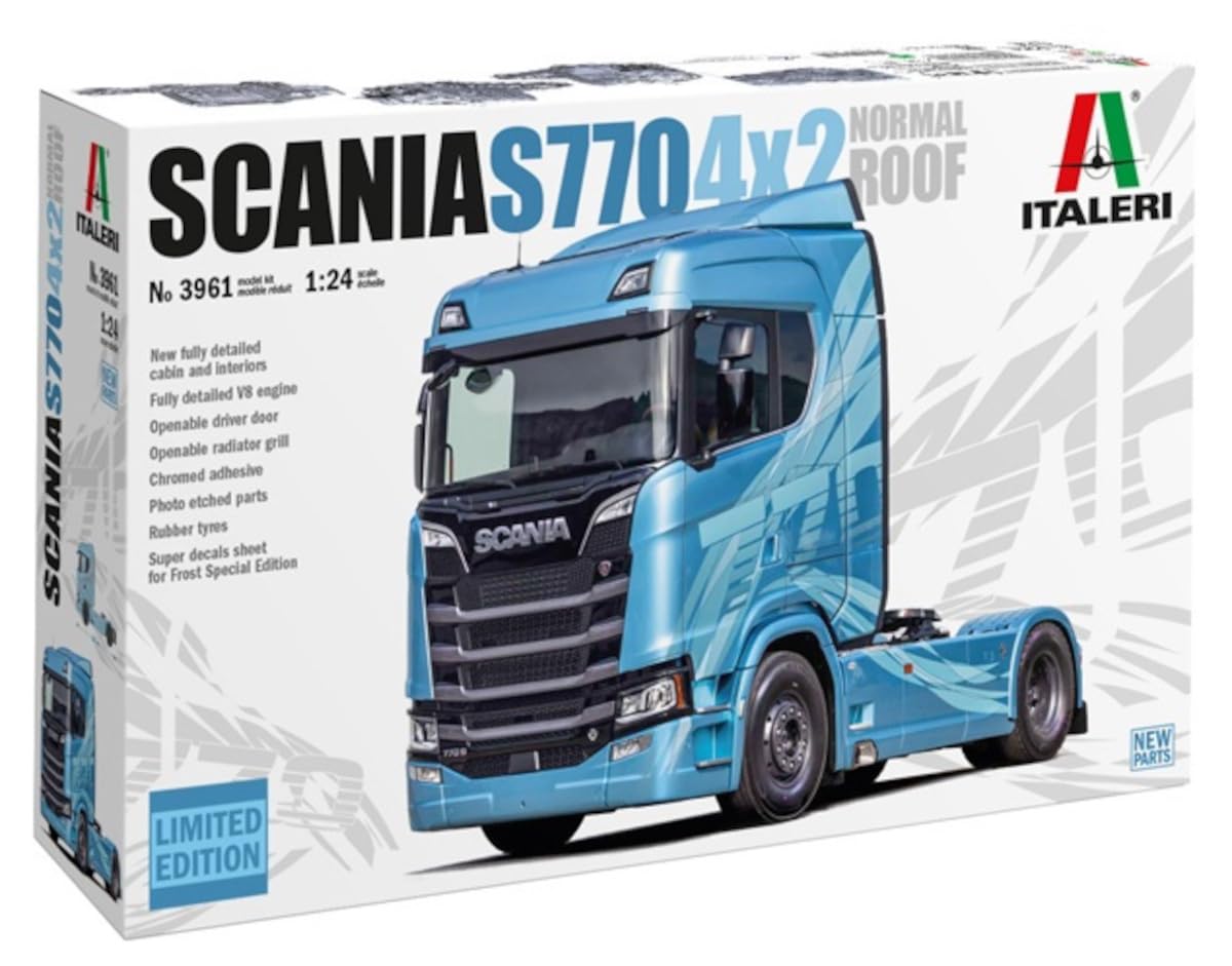 Amazon | Italeri イタレリ 1/24 スカニア770 4×2 トレーラーヘッド