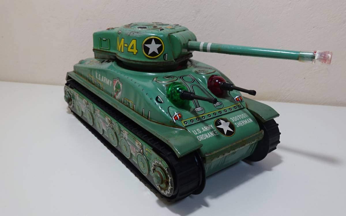 Amazon | TAIYOブリキ戦車M-4 U.S.ARMY ORDNANCE SHERMAN修理動作品