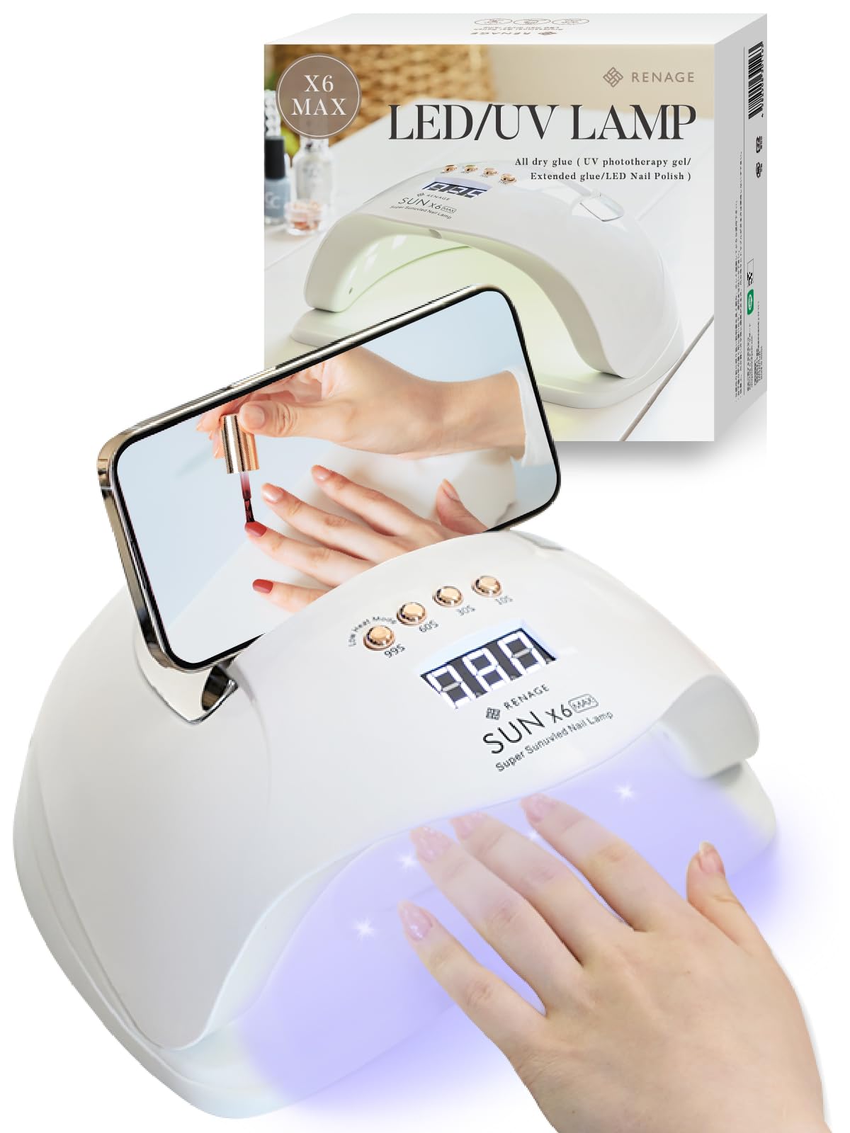 Amazon.co.jp: ジェルネイル ジェルネイルライト uvライト ネイル