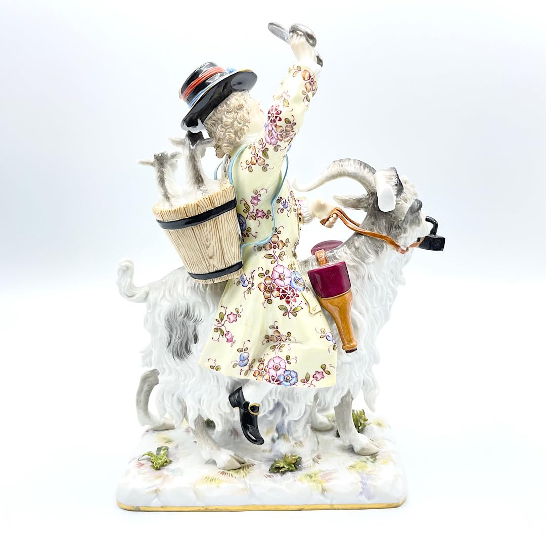 Amazon.co.jp: 造形美 マイセン MEISSEN テイラー フィギュリン ヤギに