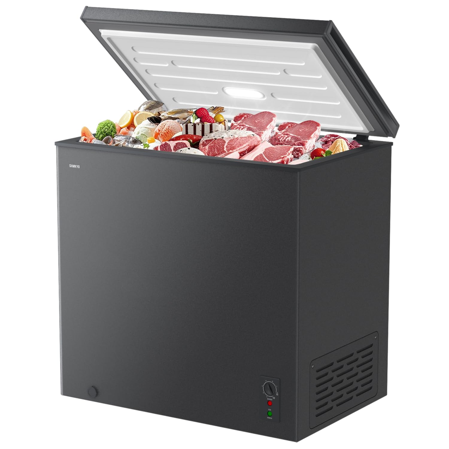 Amazon | SAMKYO 冷凍庫 200L 上開き チェストフリーザー 大容量 業務