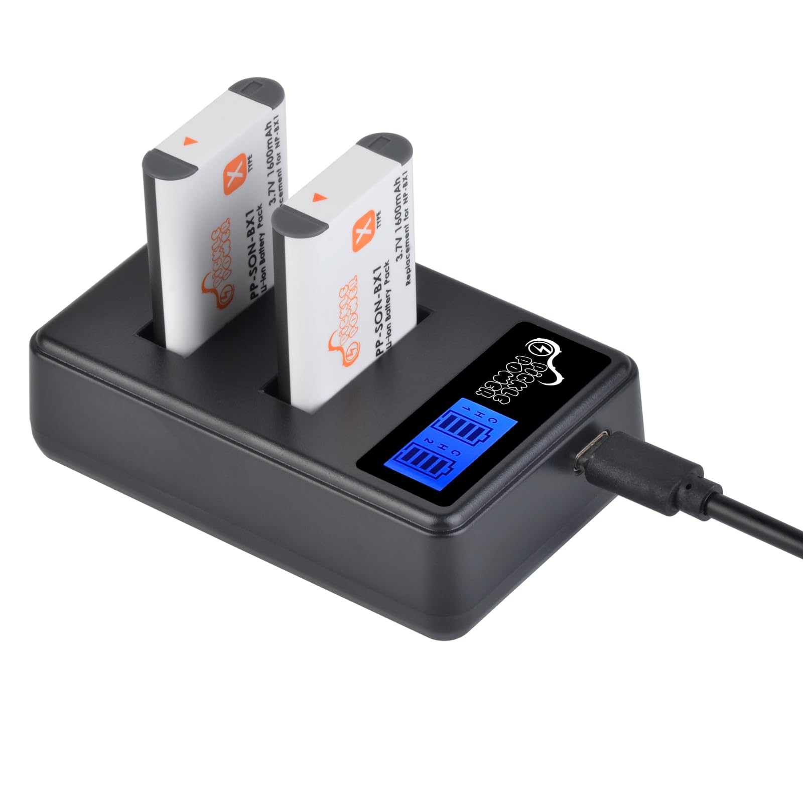 Amazon.com: NP-BX1 NP BX1 Battery and LCD Display Charger for Sony