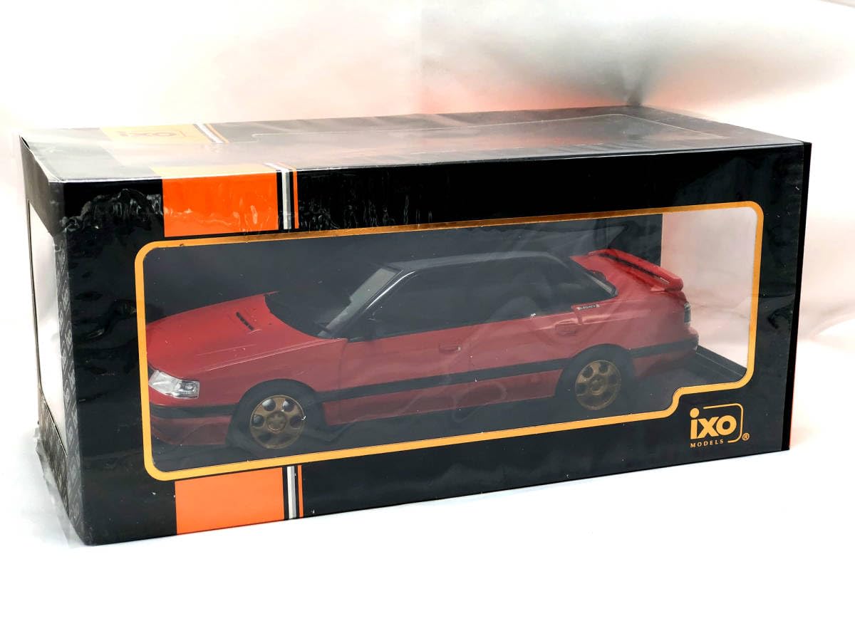 Amazon | イクソ 1/18 スバル レガシィ RS 1991 (レッド) | ミニカー