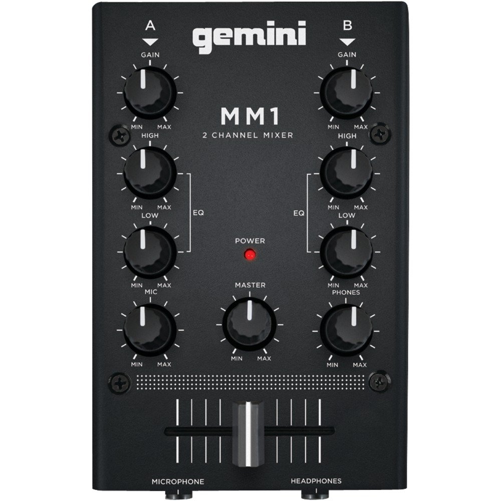 Amazon | Gemini MM1 2チャンネル DJミキサー | DJミキサー | 楽器