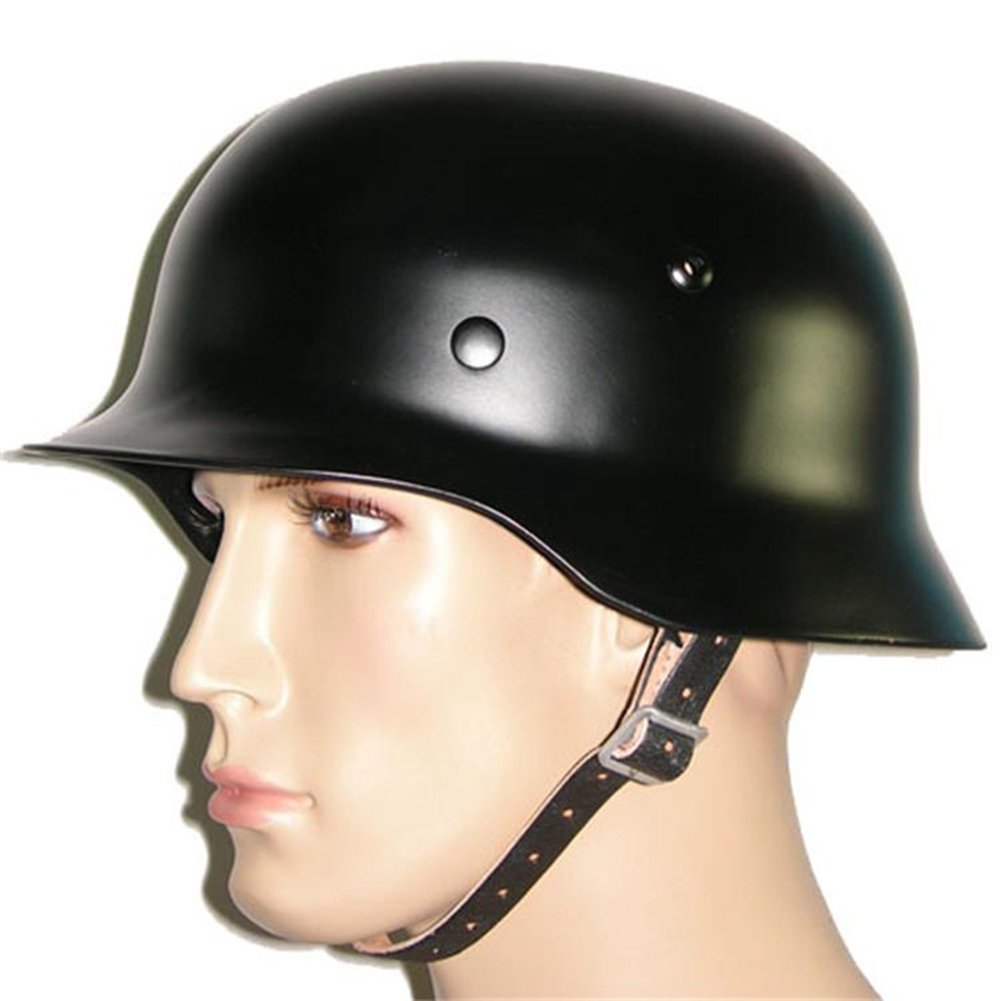 Amazon | WW2ドイツM35スチールヘルメットWW II安全ヘルメット高強度