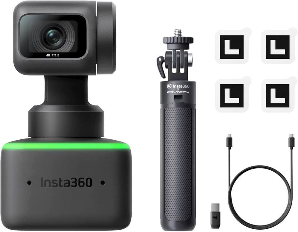 Amazon.co.jp: Insta360 Link三脚キット Webカメラ 4K PTZウェブカメラ