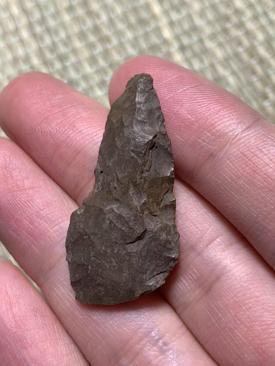 Amazon.co.jp: 旧石器時代尖頭器紀元前15000年頃打製磨製石斧出土石器