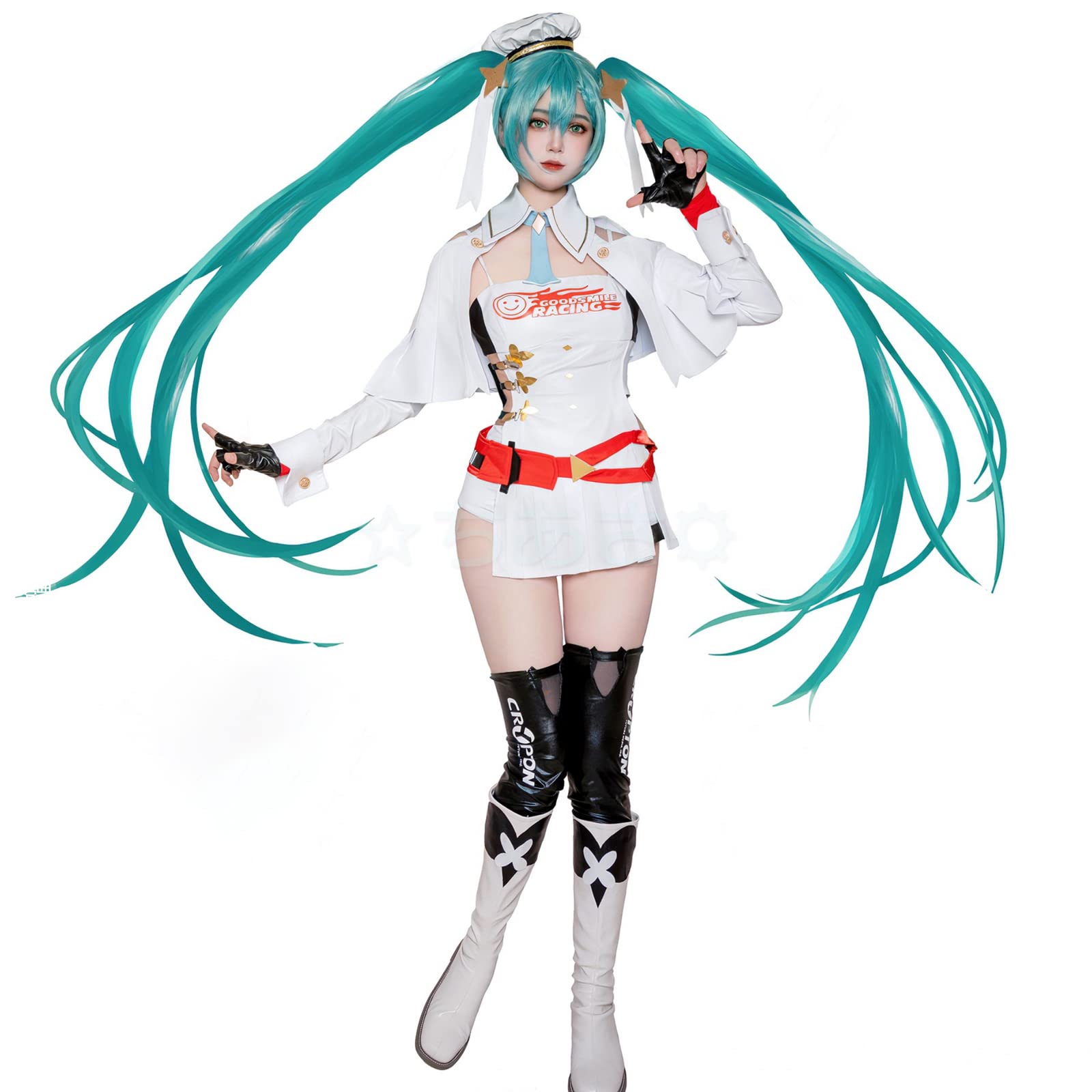 Amazon.co.jp: [CHIASA] コスプレ衣装 レーシングミク 2023Ver. 初音