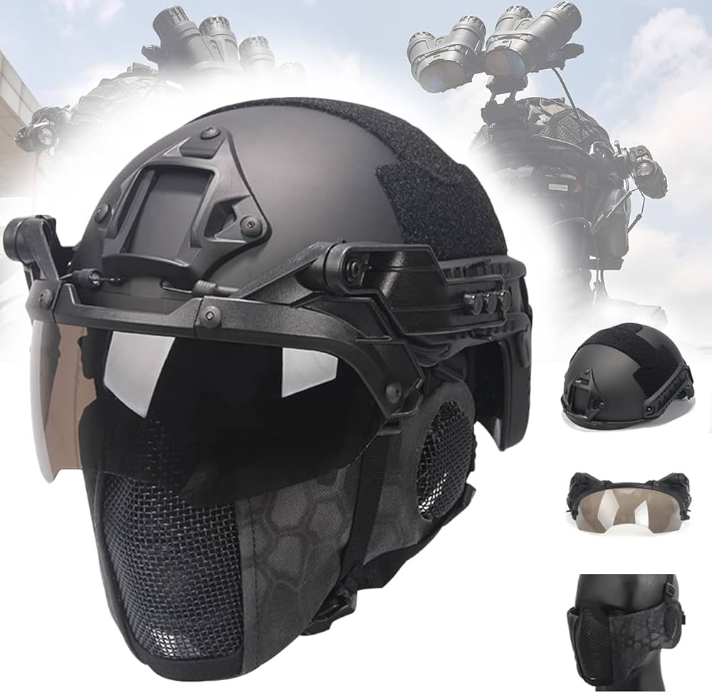 Amazon.co.jp: SeeboJK フリップアップ ゴーグルとスチール メッシュ