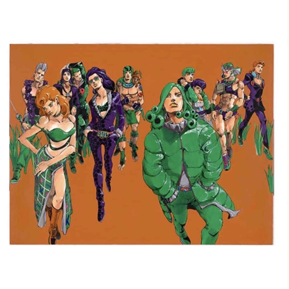 Amazon.co.jp: 荒木飛呂彦原画展 冒険の波紋 複製原画 長崎 ジョジョの