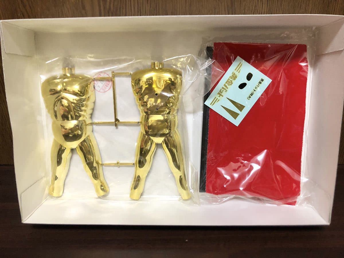 Amazon.co.jp: 黄金バット 特大 元祖 正義の味方 ゴールド メッキ