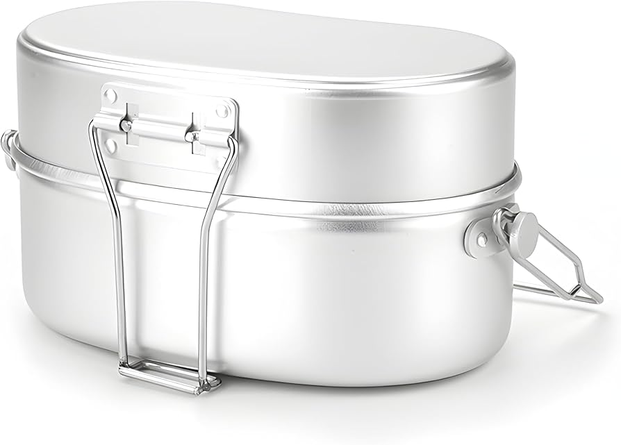 Amazon.co.jp: 戦闘飯盒2型 2合 飯盒 キャンプ アウトドア 水蒸気炊飯