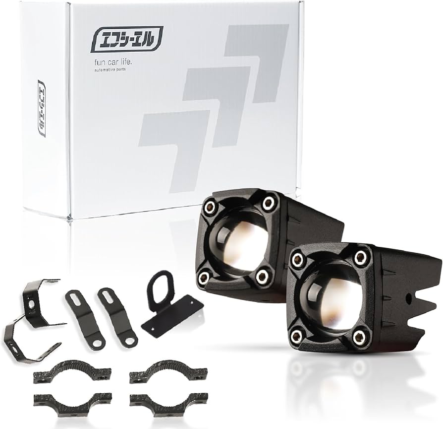 Amazon | fcl.(エフシーエル) バイク フォグランプ led 2色切り替え