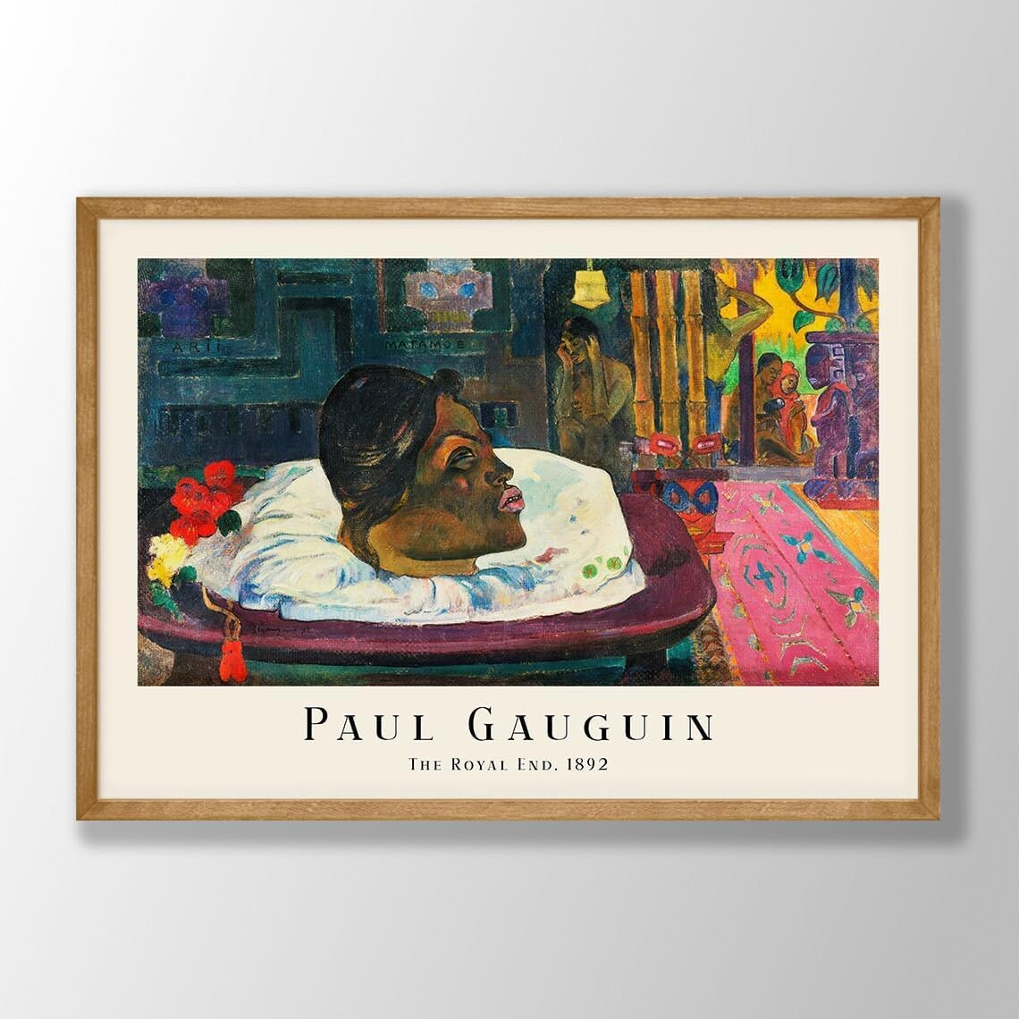 Amazon.co.jp: ポール・ゴーギャンのポスターロイヤルエンドキャンバス