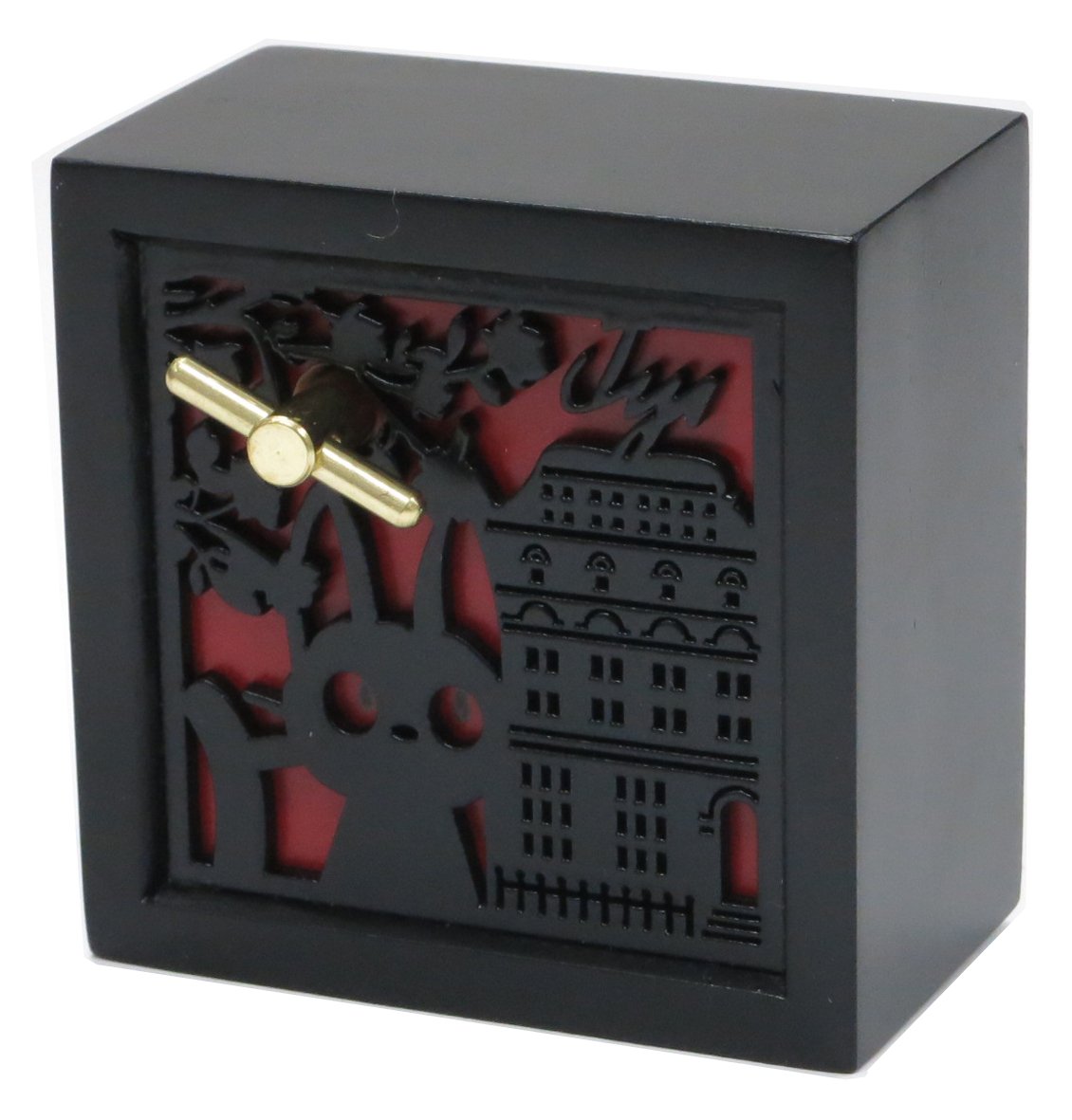 Amazon.co.jp: ジブリ 魔女の宅急便 木彫レリーフBOX型オルゴール ジジ