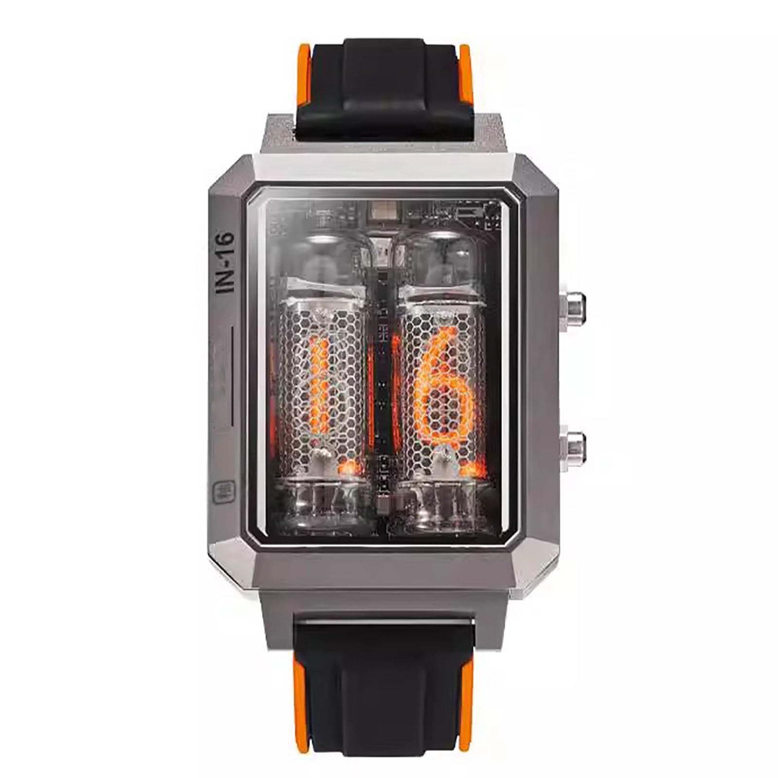 Amazon.co.jp: ニキシー管時計 IN16 蓄光管時計 時間と秒をカウント