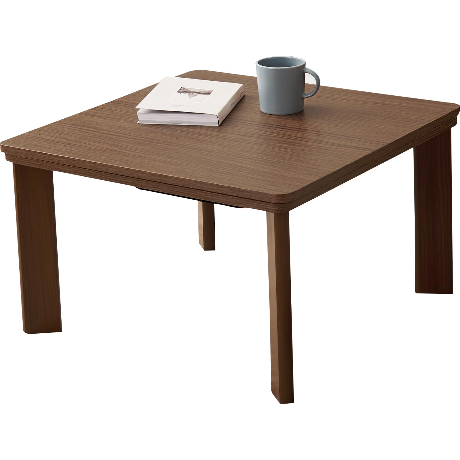 Amazon | 萩原 こたつ ローテーブル コンパクト 正方形 幅60 奥行60