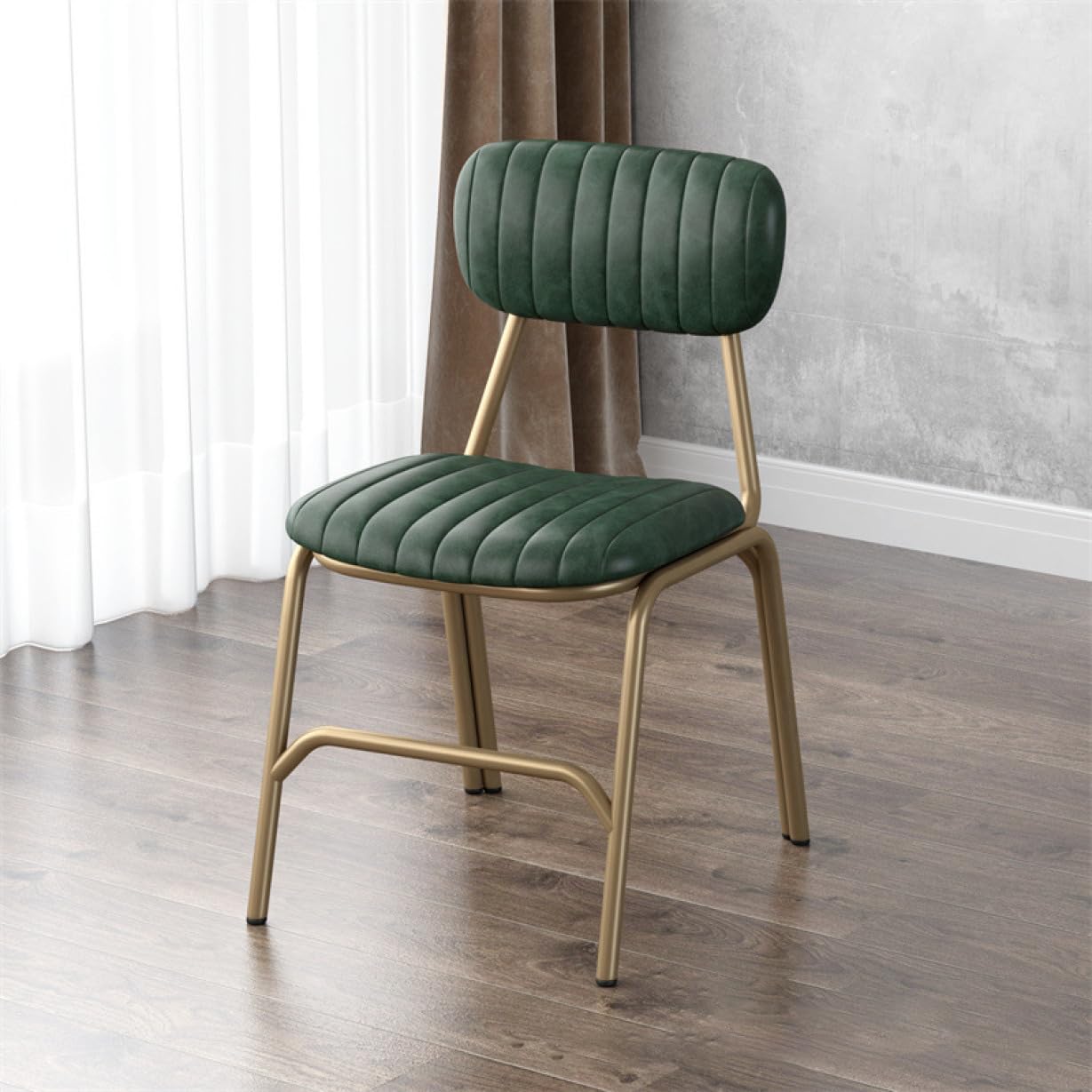 Amazon｜[ZLUKUO] ダイニングチェア チェアー ヴィンテージ風 レトロ風