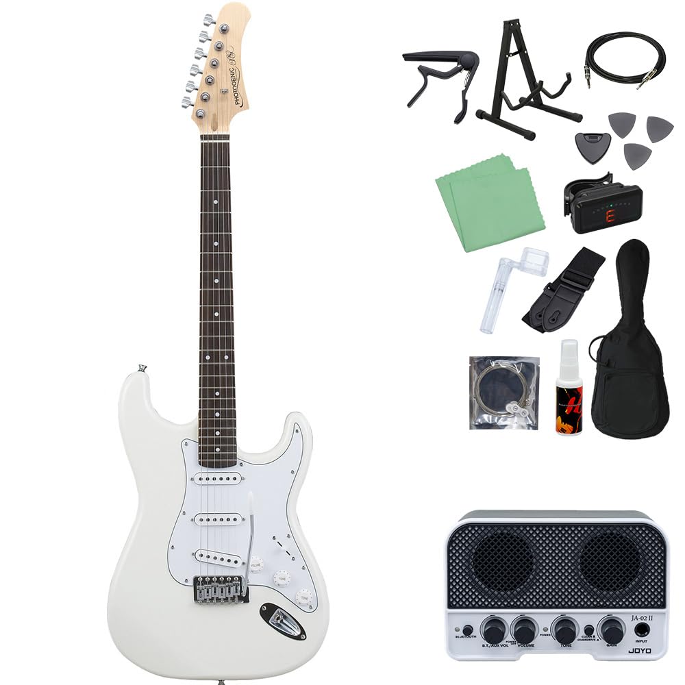 Amazon | Photogenic ST-180 WH エレキギター初心者14点セット