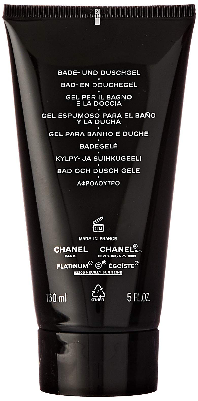 Chanel Platinum Egoiste Pour Homme Shower Gel : Amazon.co.uk: Beauty