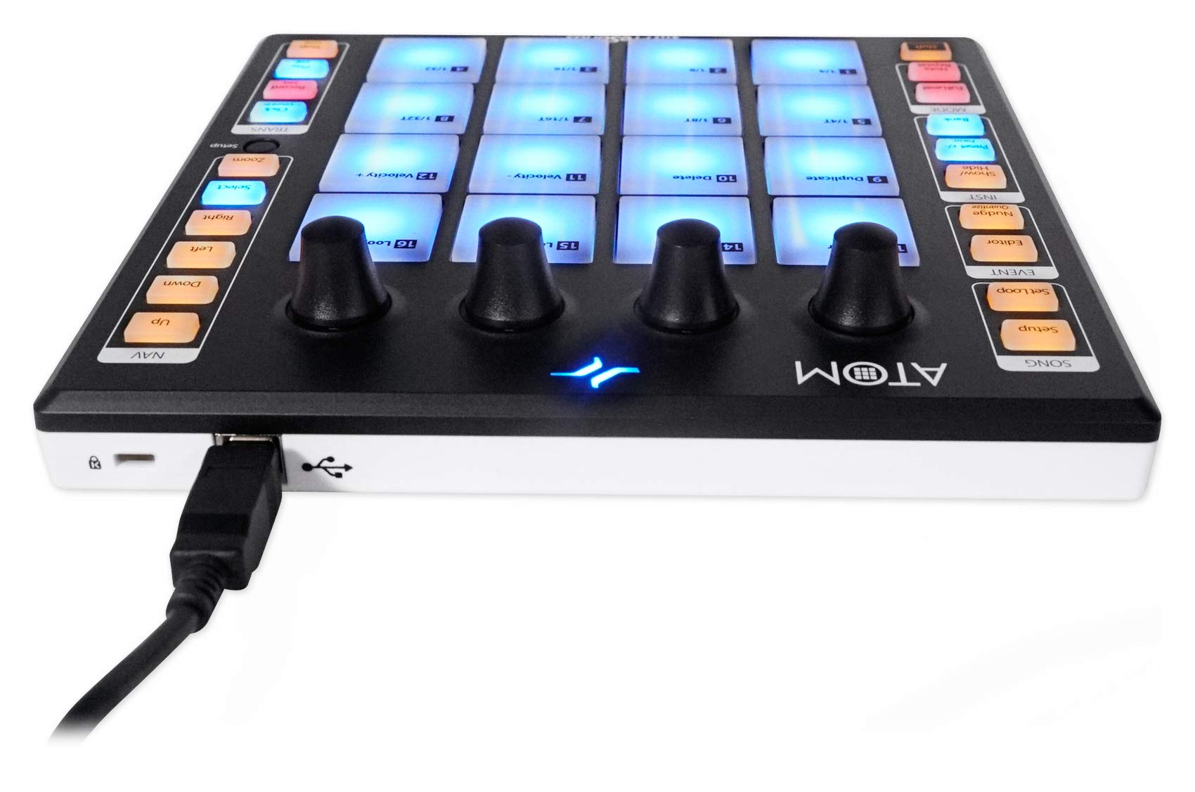 Amazon | PRESONUS ATOM 16パッド USB MIDI RGB DJコントローラー+