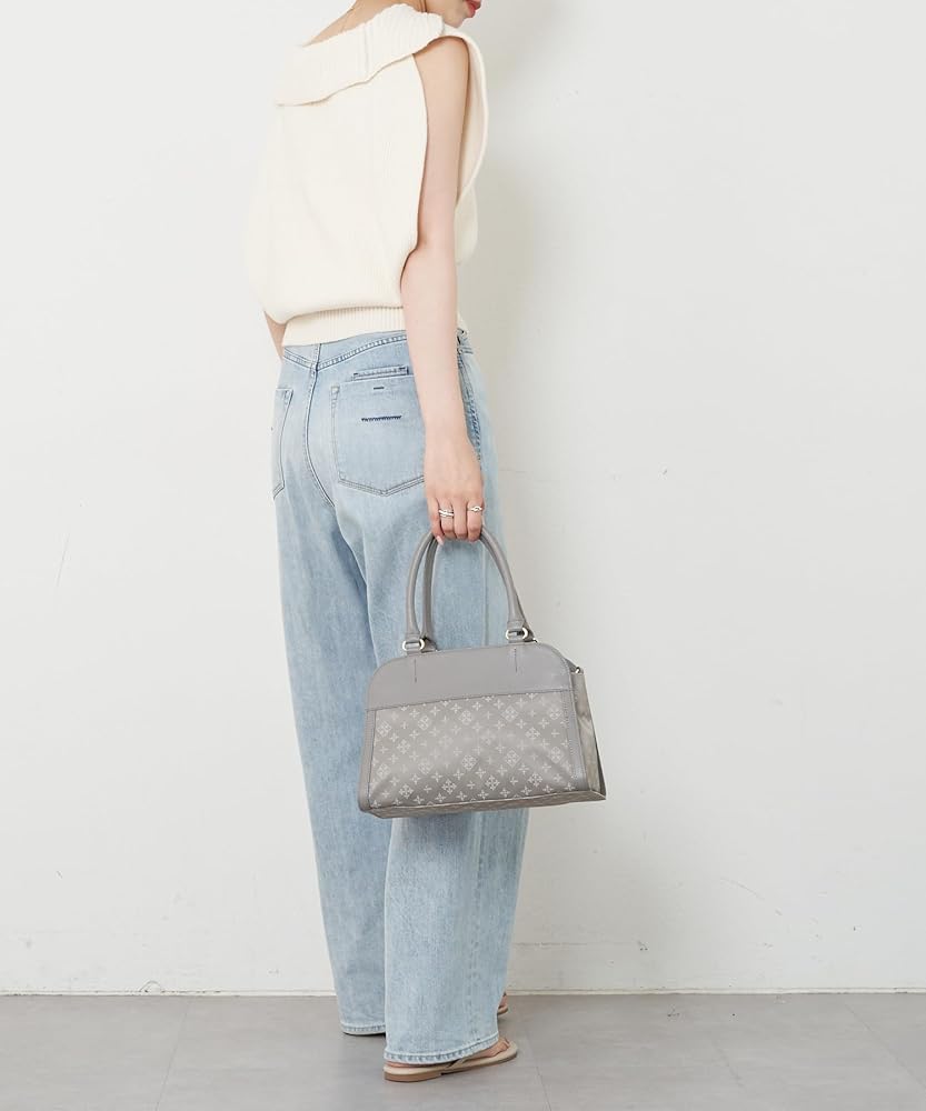 Amazon | [ラシット] Morandi 2Wayナイロンジャガードボストンバッグ M