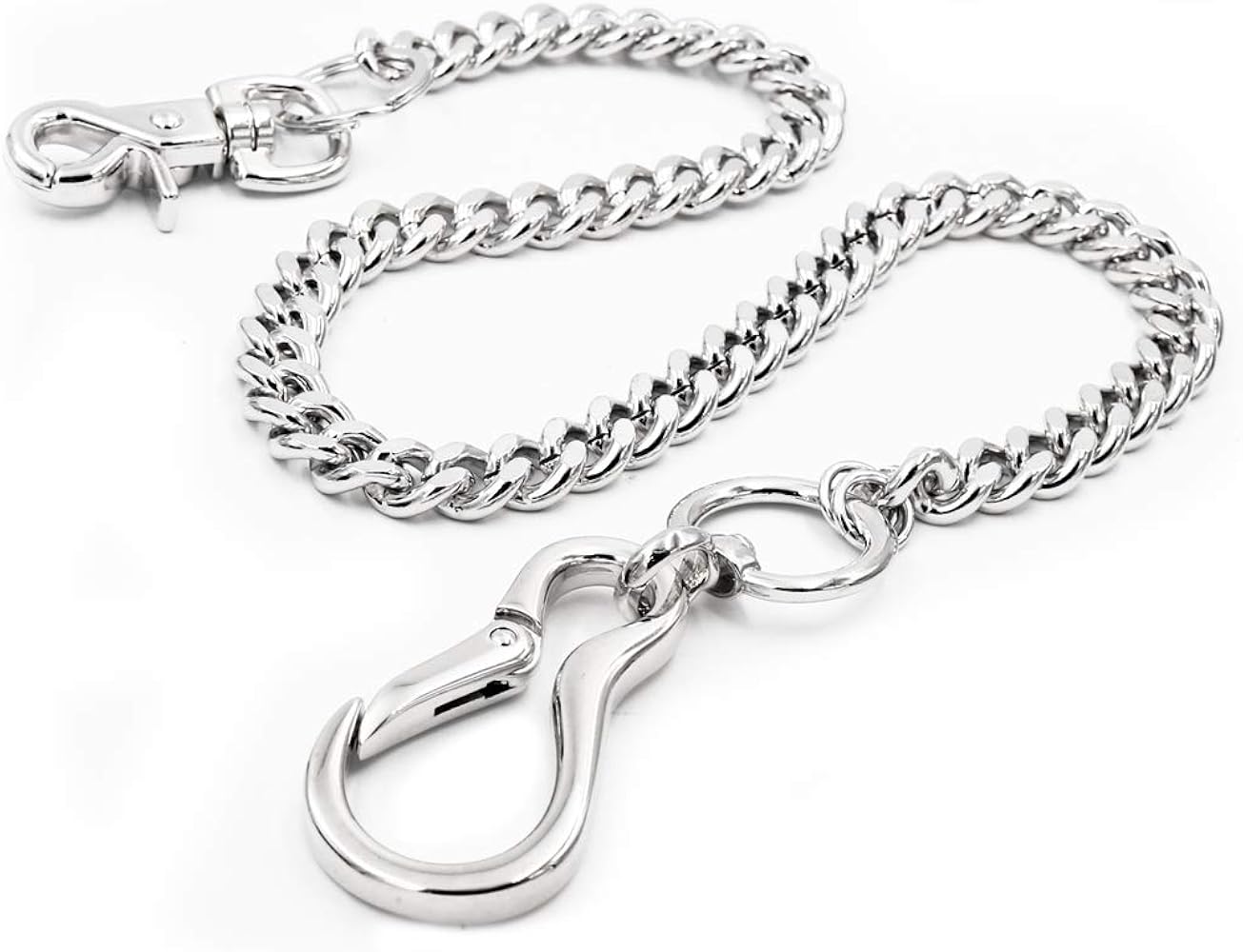 Amazon.com: UNIQSUM Big clasp Heavy wallet chain Thick Curb Cuban