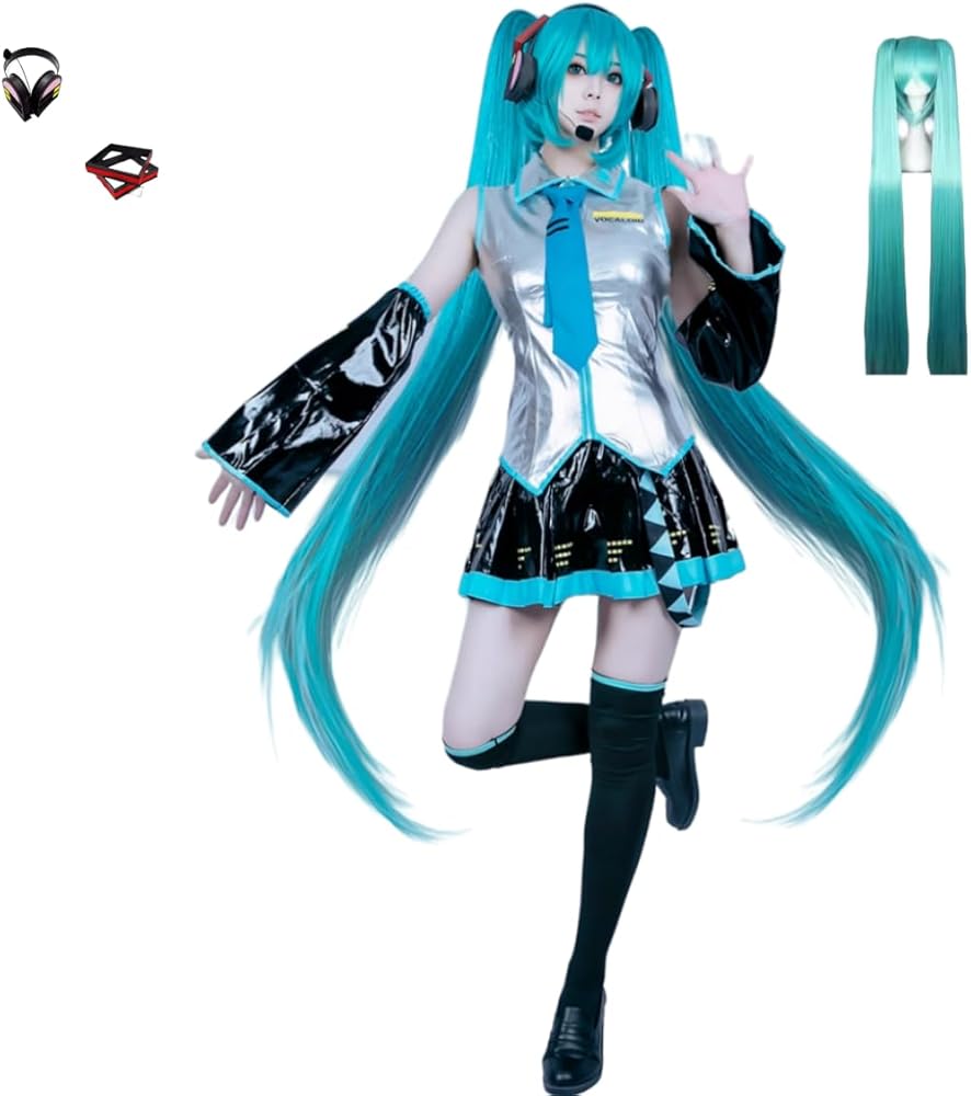 Amazon.co.jp: [YYSMUPILE] 初音ミク コスプレ衣装 【ウィッグ、靴