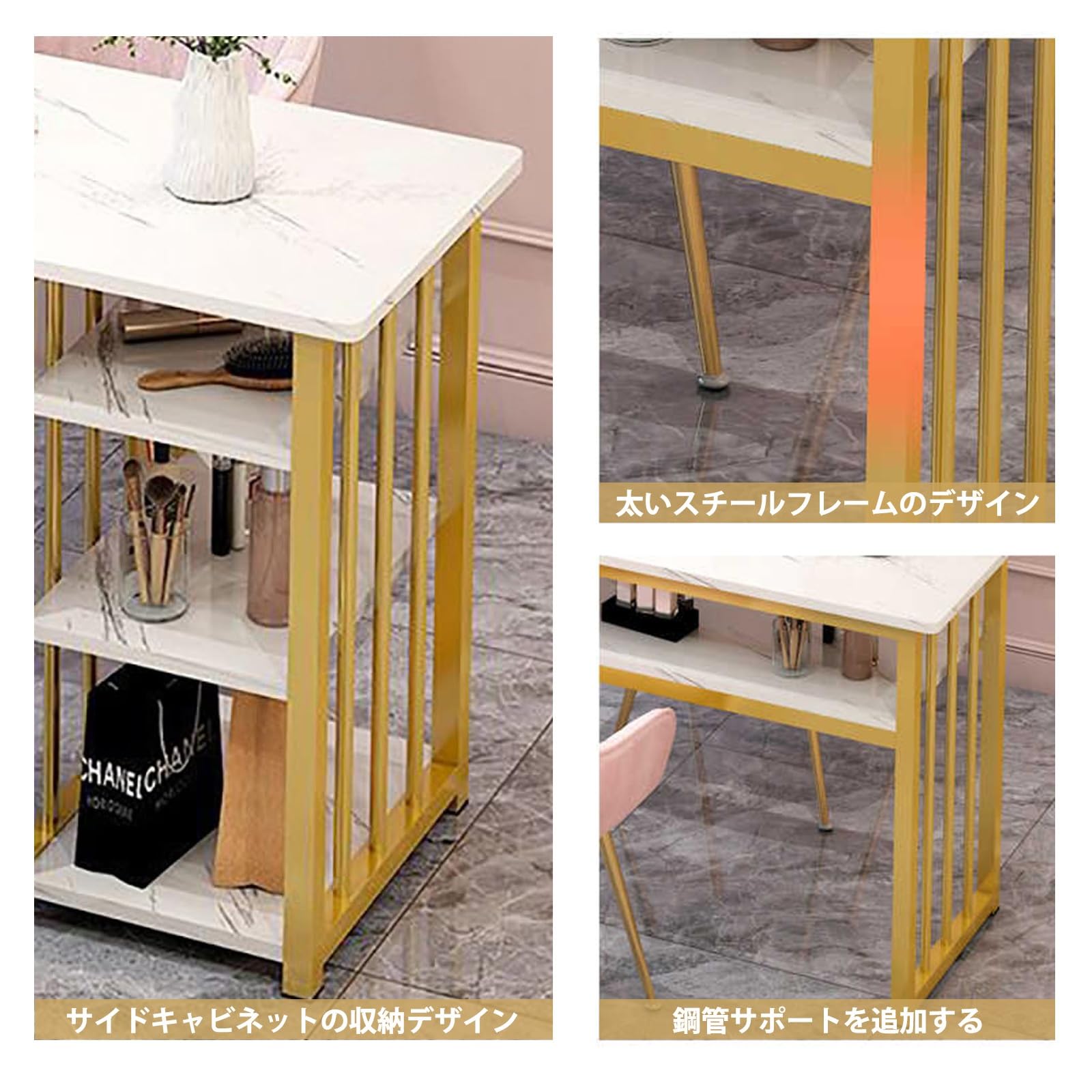 Amazon.co.jp: 2台マニキュアテーブル ネイルデスク ネイル サロン