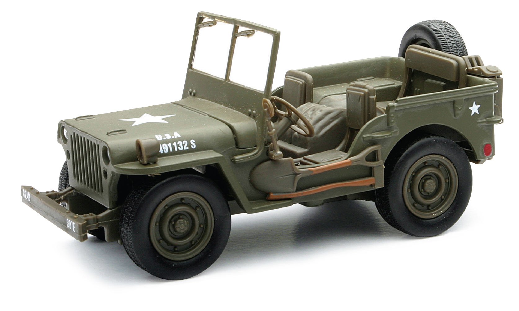 Amazon.co.jp: AK Sport 0301005 1:32 Scale Newray Military Jeep