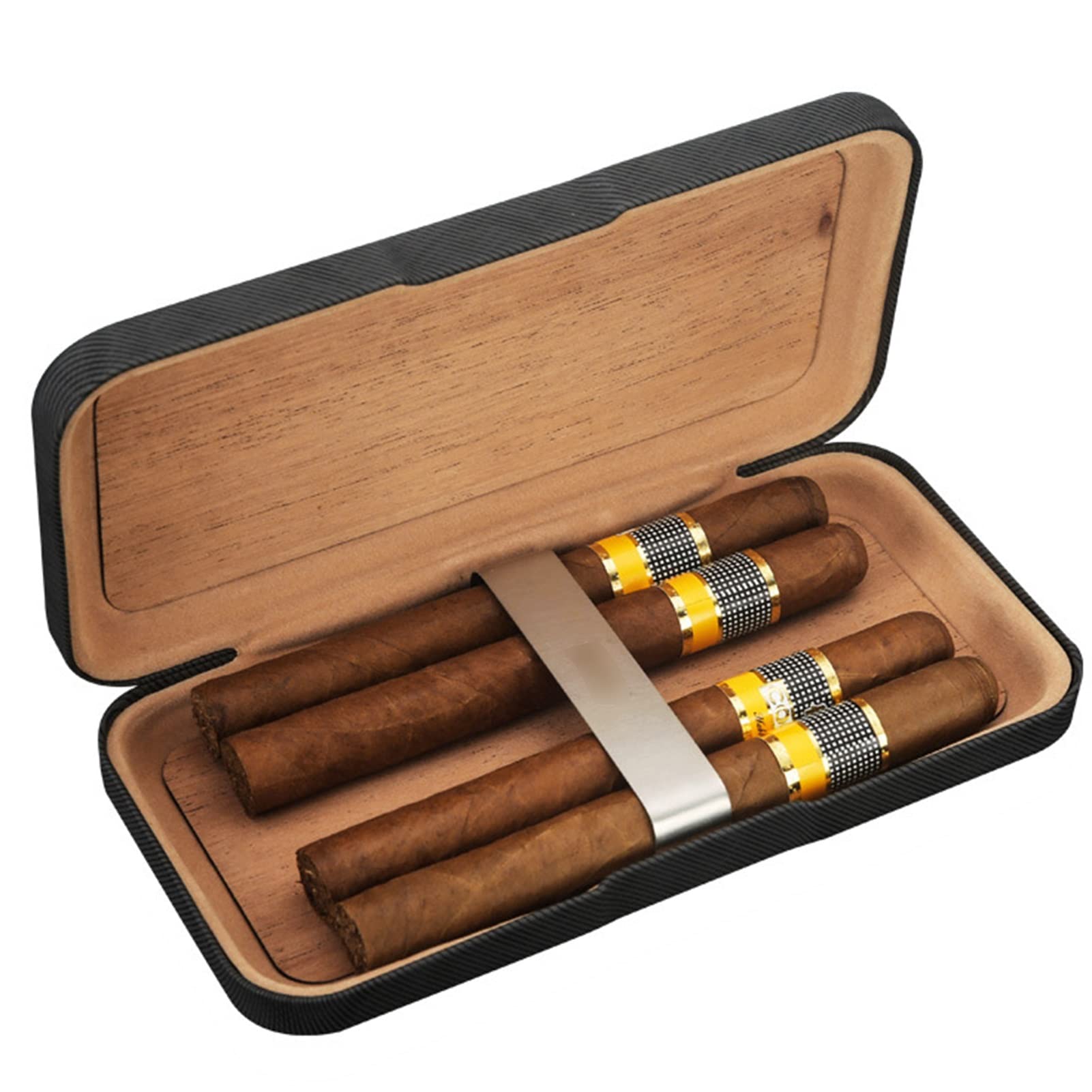 Amazon | シガーヒュミドール、5本の葉巻を保持し、スパニッシュ