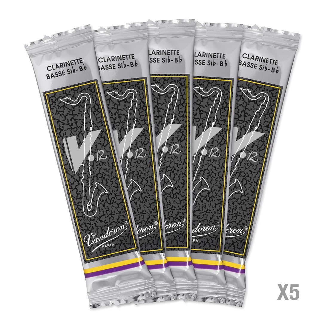 Amazon.co.jp: バンドーレン バスクラリネットリード V.12 硬さ:3 (5枚