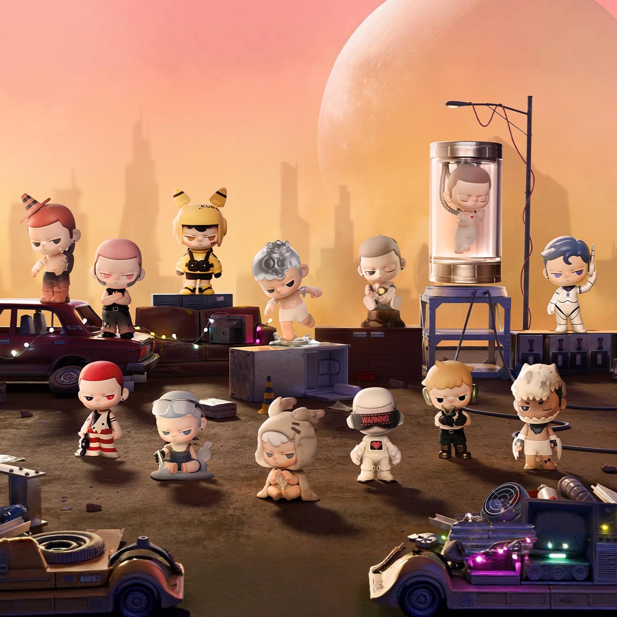 Amazon.com: POP MART Kubo City of Sunset Series Blind Box Figures