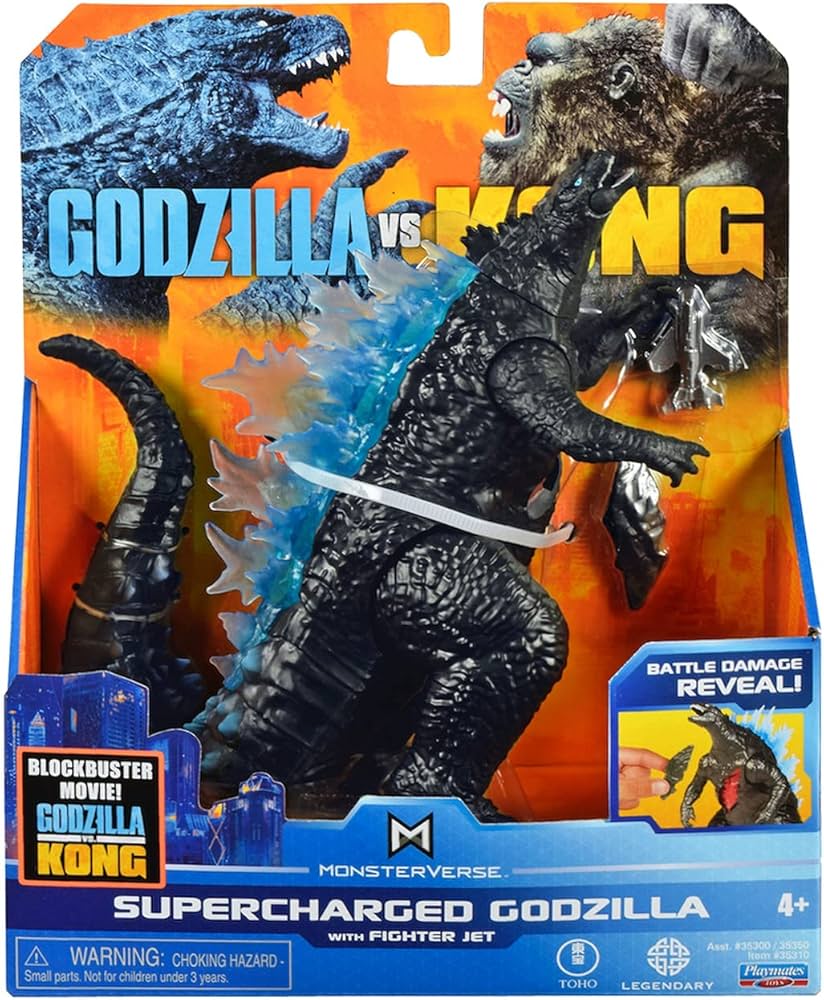 Amazon.com: Playmates Basic Action Figure: Supercharged Godzilla
