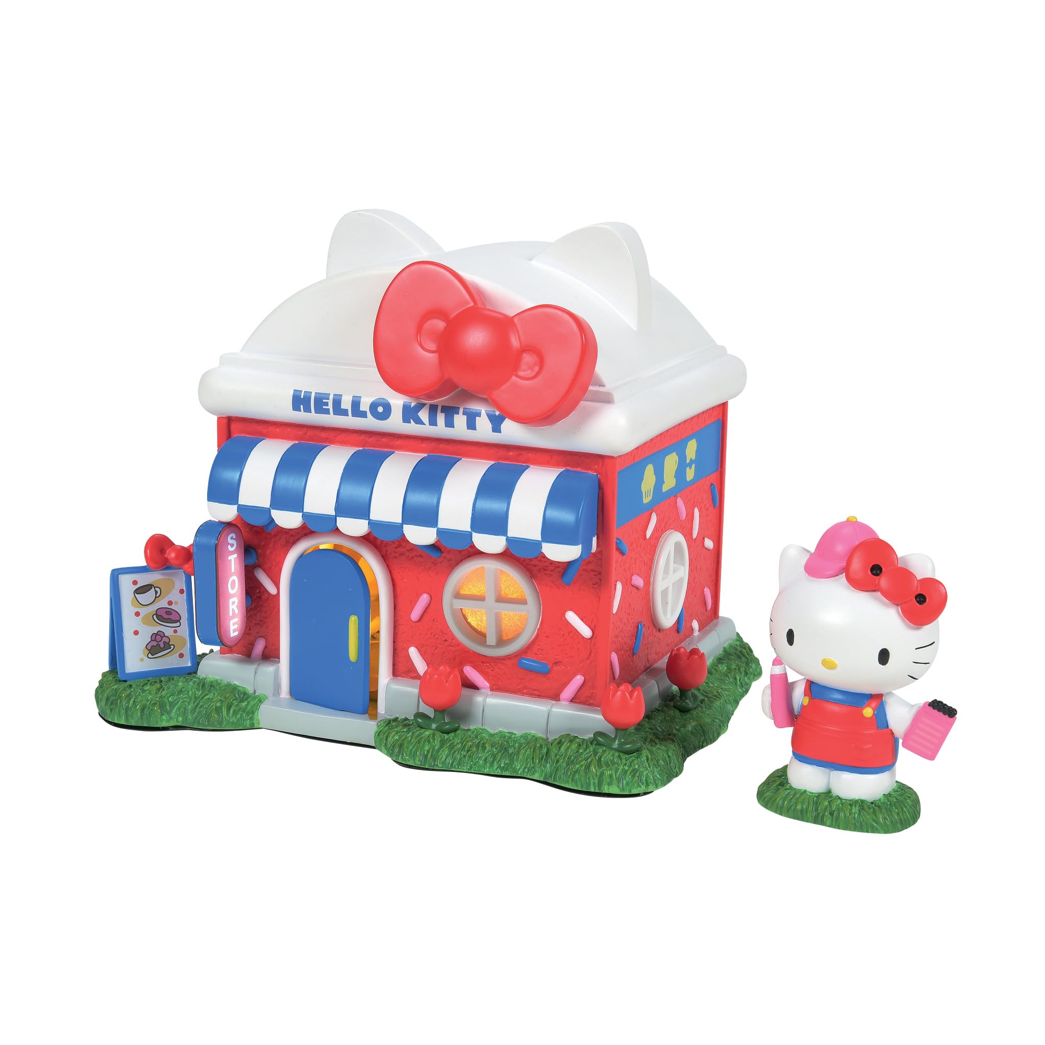 Amazon.com: Department 56 Sanrio Village Hello Kitty's Store Lit