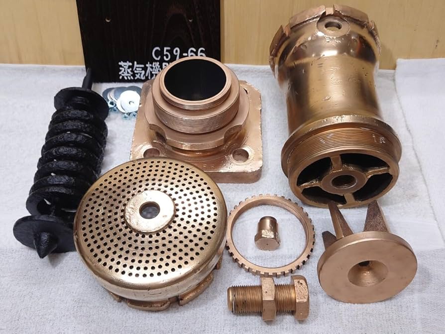 Amazon.co.jp: 鉄道廃品大放出 蒸気機関車 安全弁1基 実物 C59-66号機