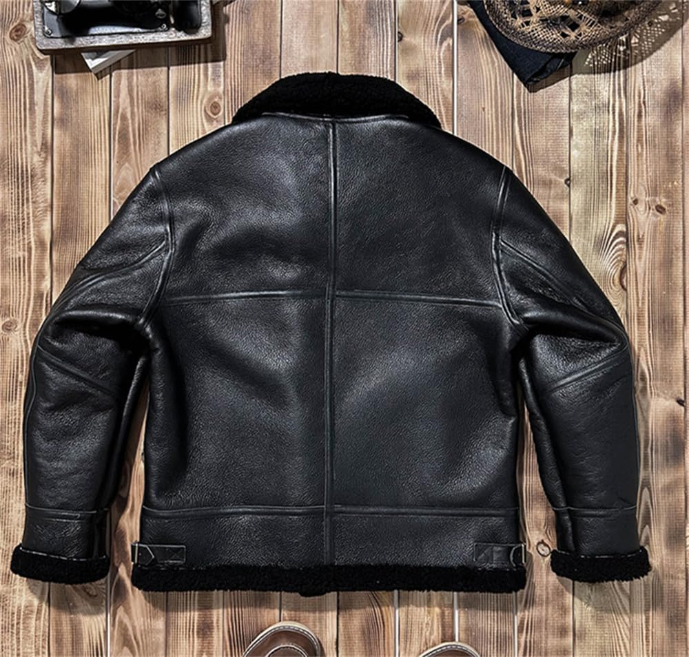 Amazon | [VIIBOY] ムートンジャケット ムートコート B3 フライト