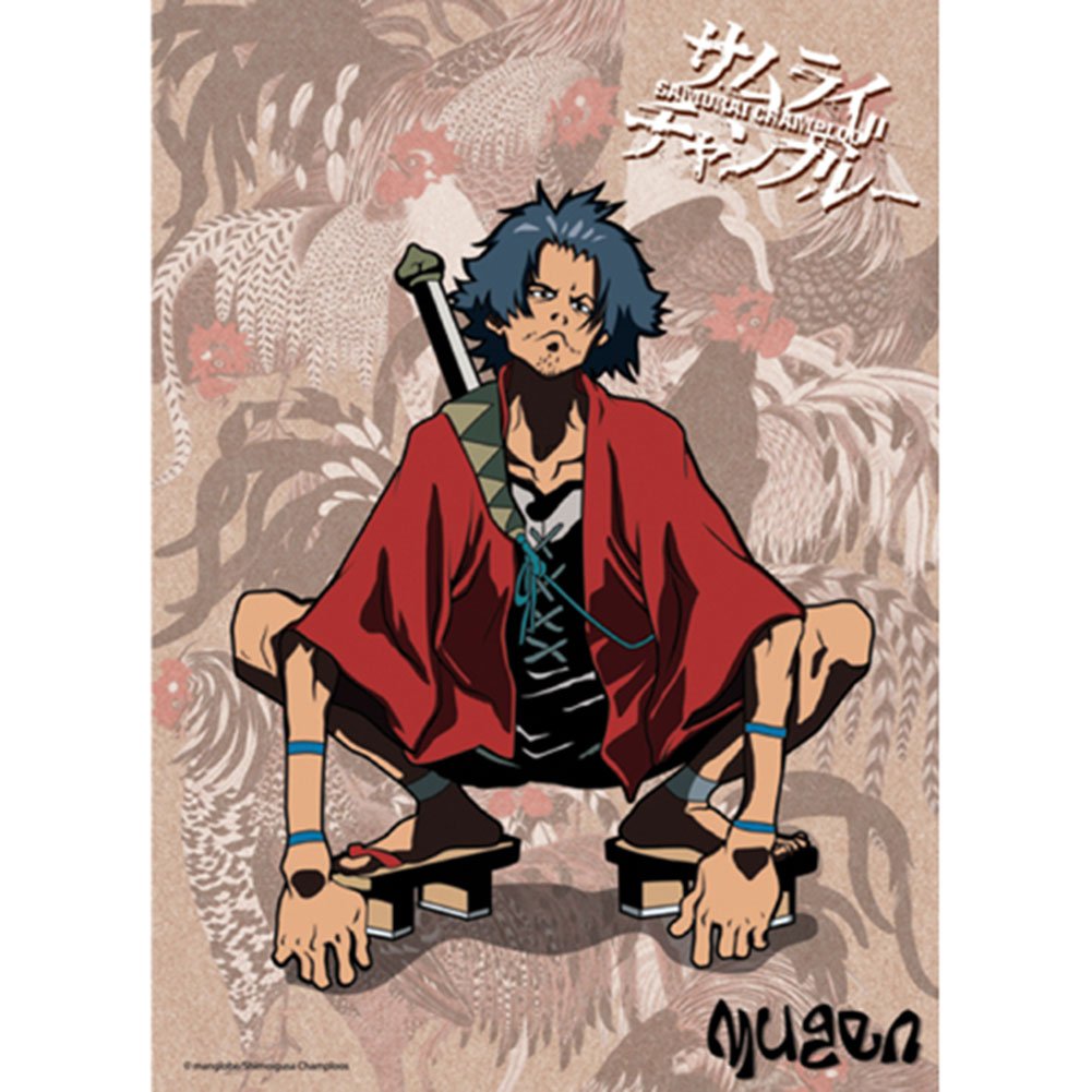 Amazon.co.jp: Samurai Champloo Mugen布ウォールスクロールポスターge