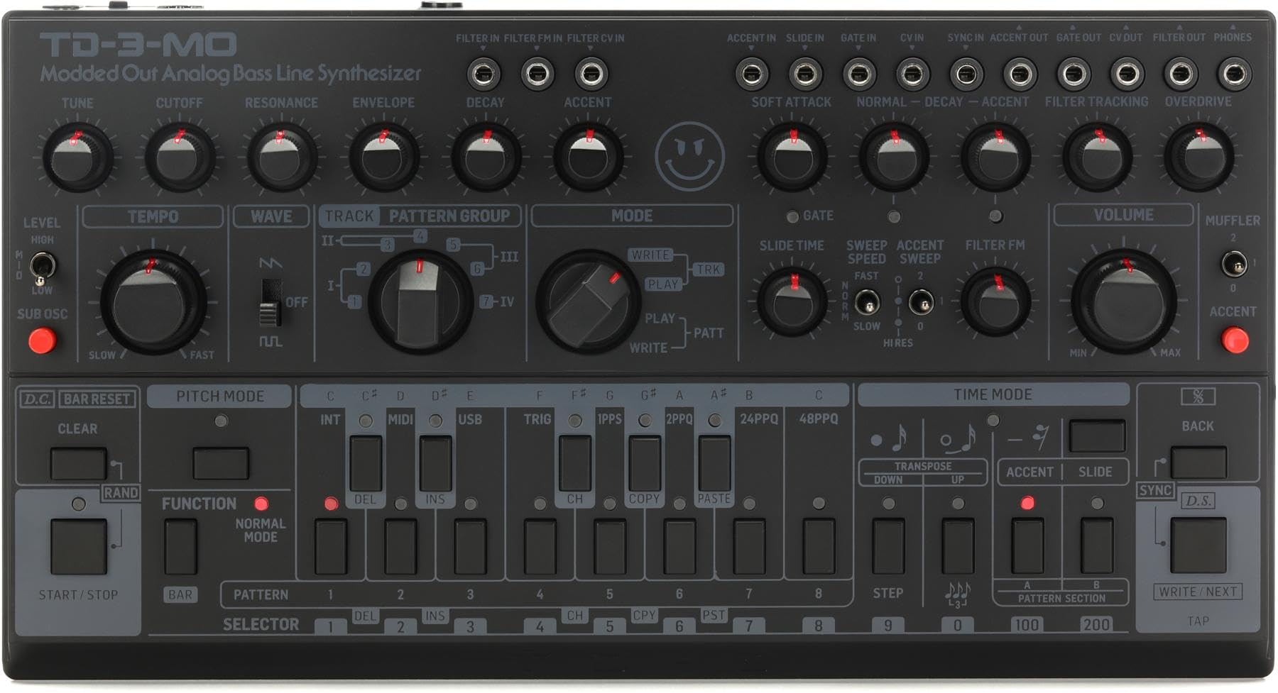 Amazon | Behringer TD-3-MO-BK アナログベースラインシンセサイザー