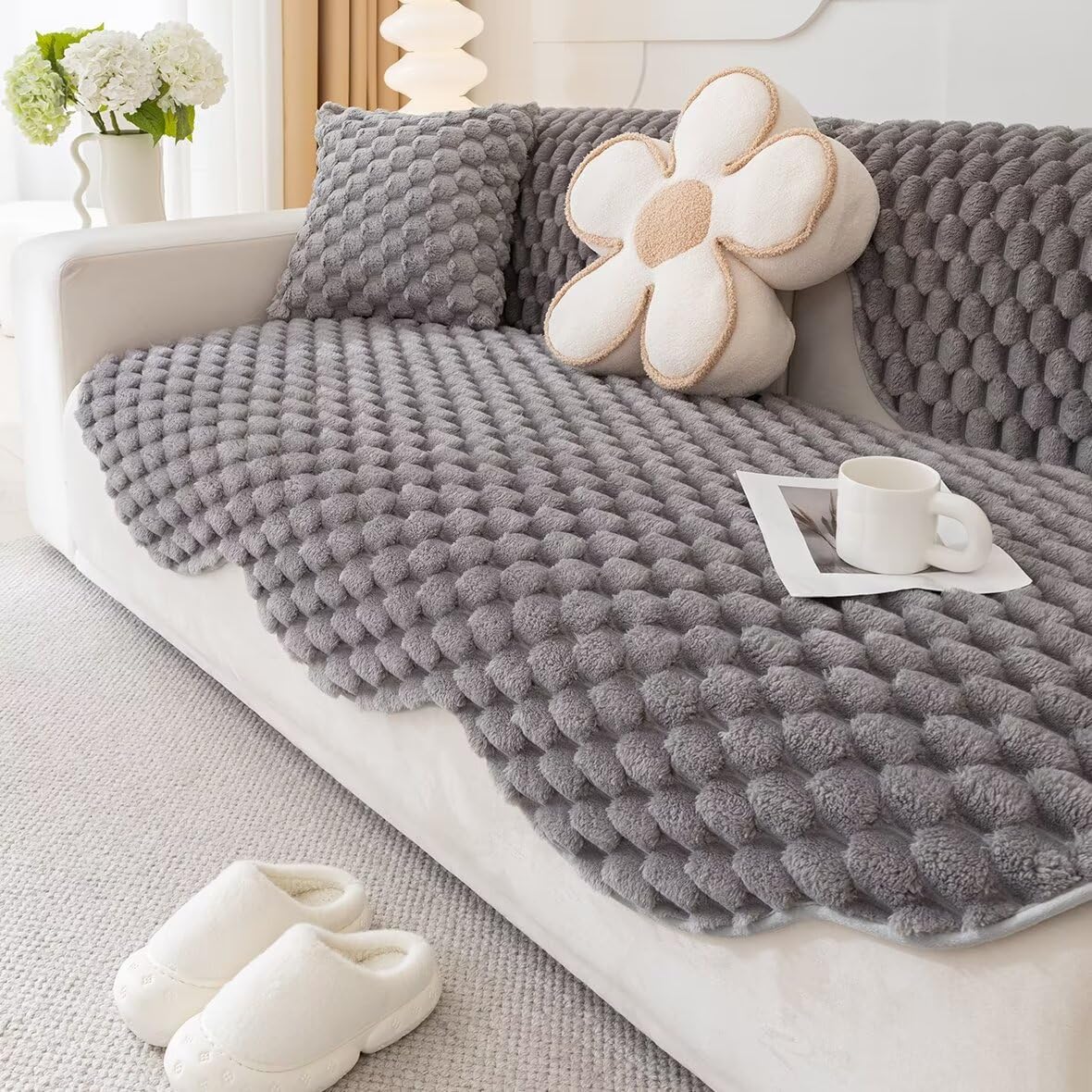 Amazon｜KAMIMORI ソファカバー ズレない マルチカバー 3人掛け 2人