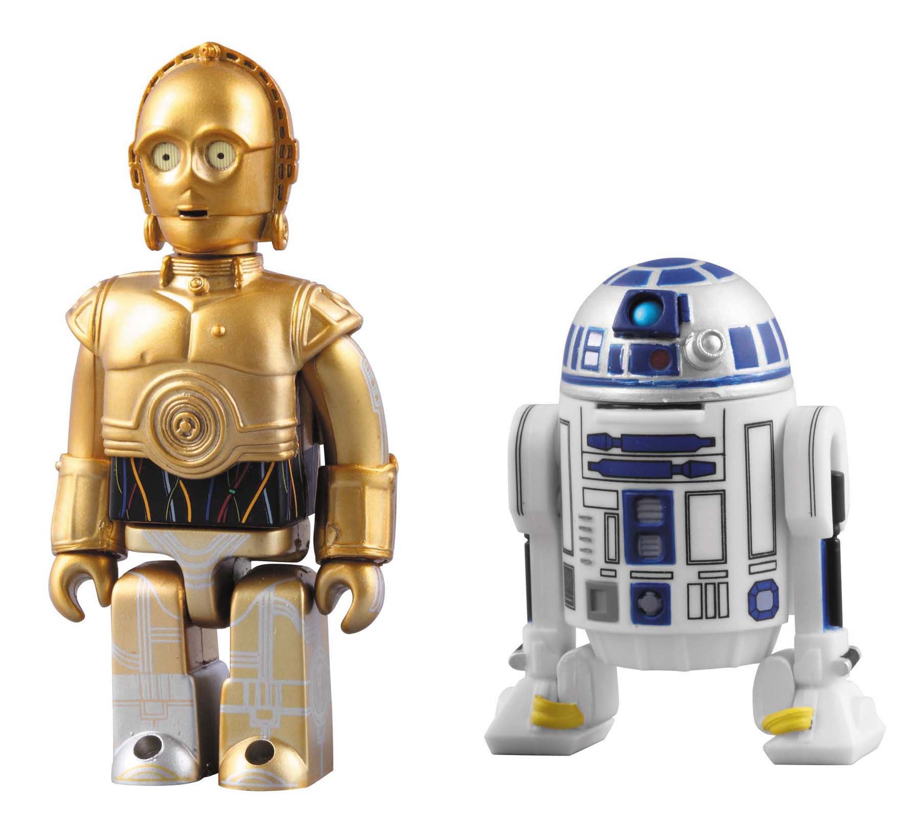 Amazon.co.jp: KUBRICK スター・ウォーズ C-3PO & R2-D2 ABS&PVC 塗装