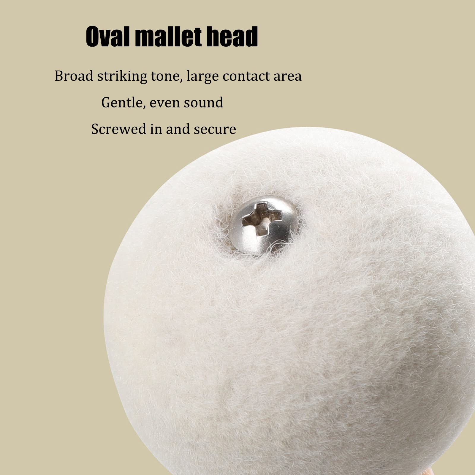 Amazon.co.jp: ティンパニマレット、2pcsフェルトマレット、多目的