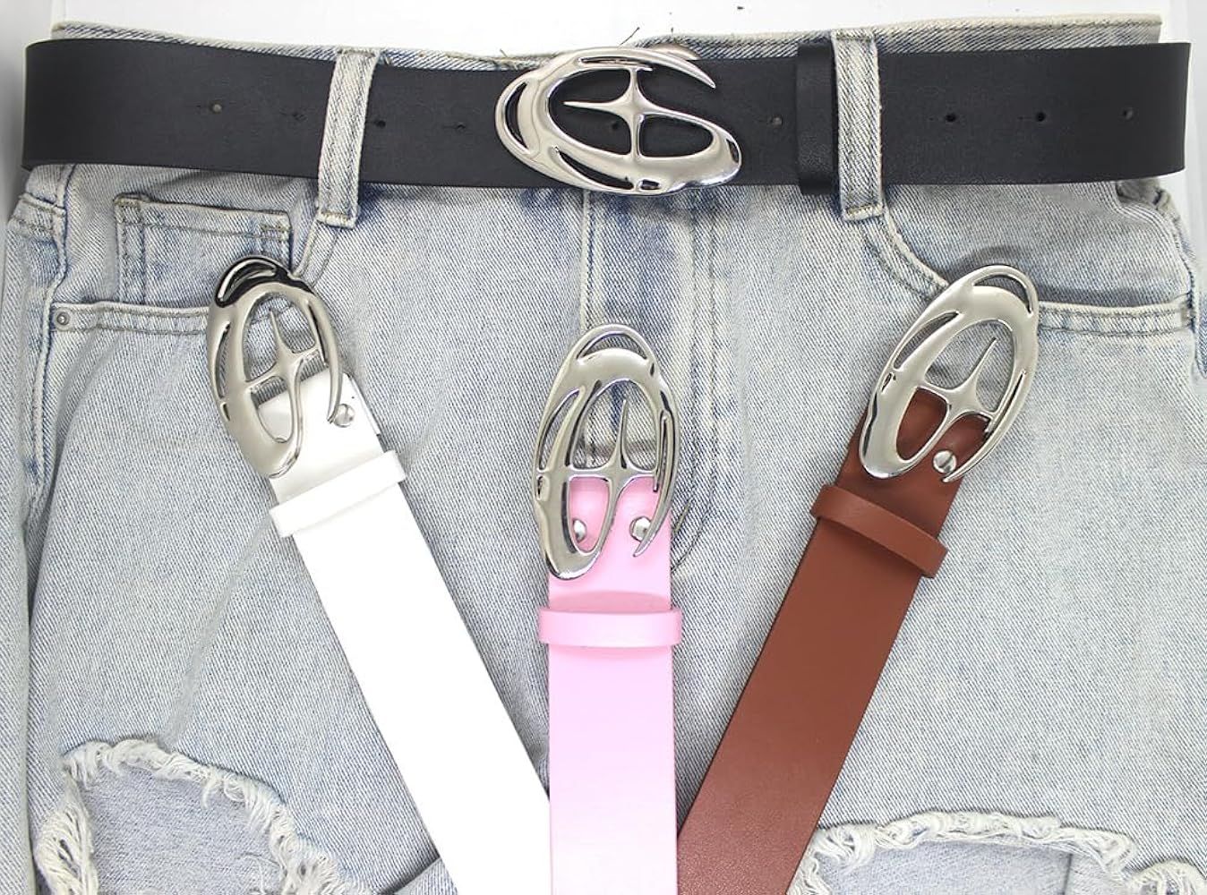 Amazon | Pdxnyxx Y2k ベルト エモ アクセサリー レディース ベルト