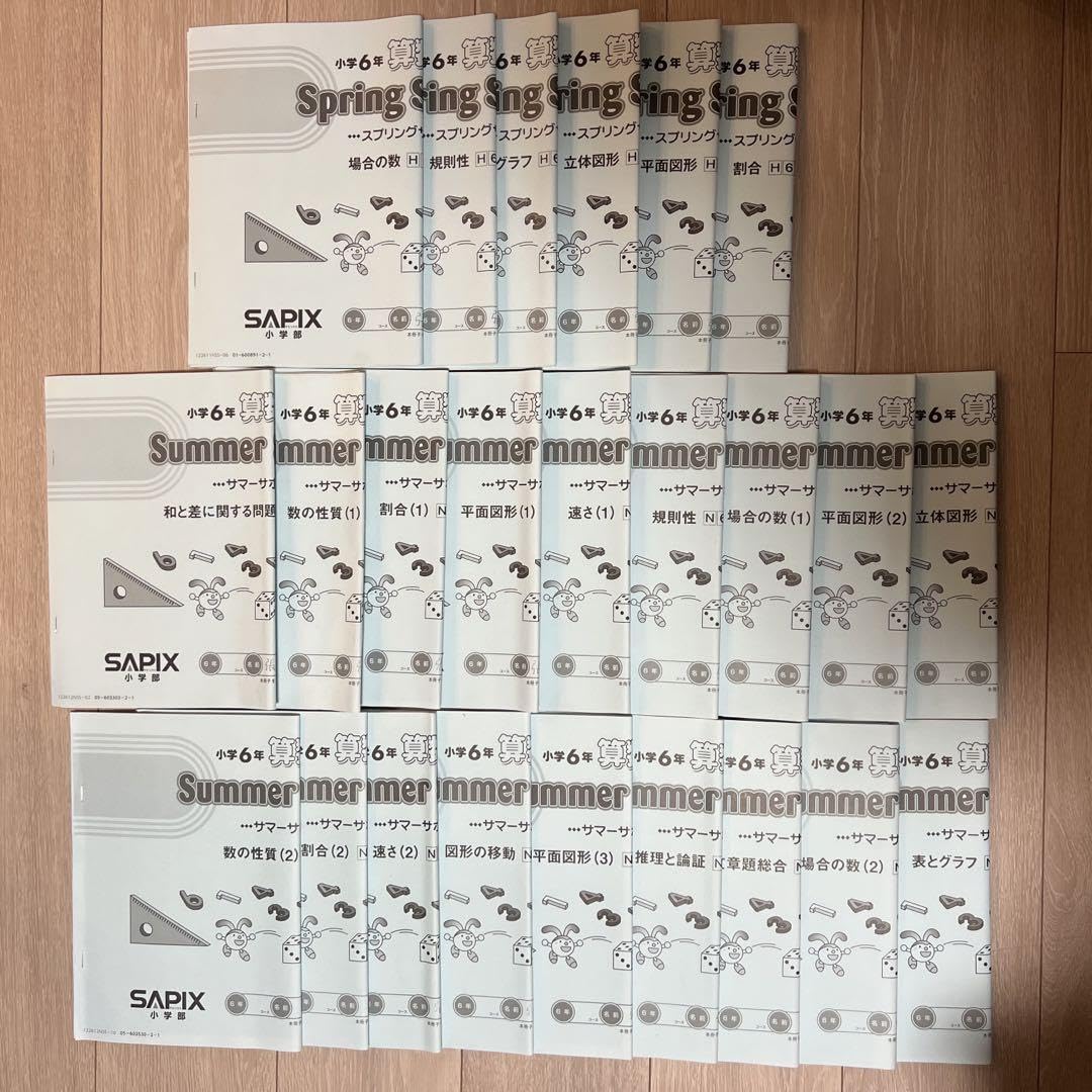 超レア【SAPIX中学部】中2中3国語MAIN SAPIX・春夏冬期講習GSSS