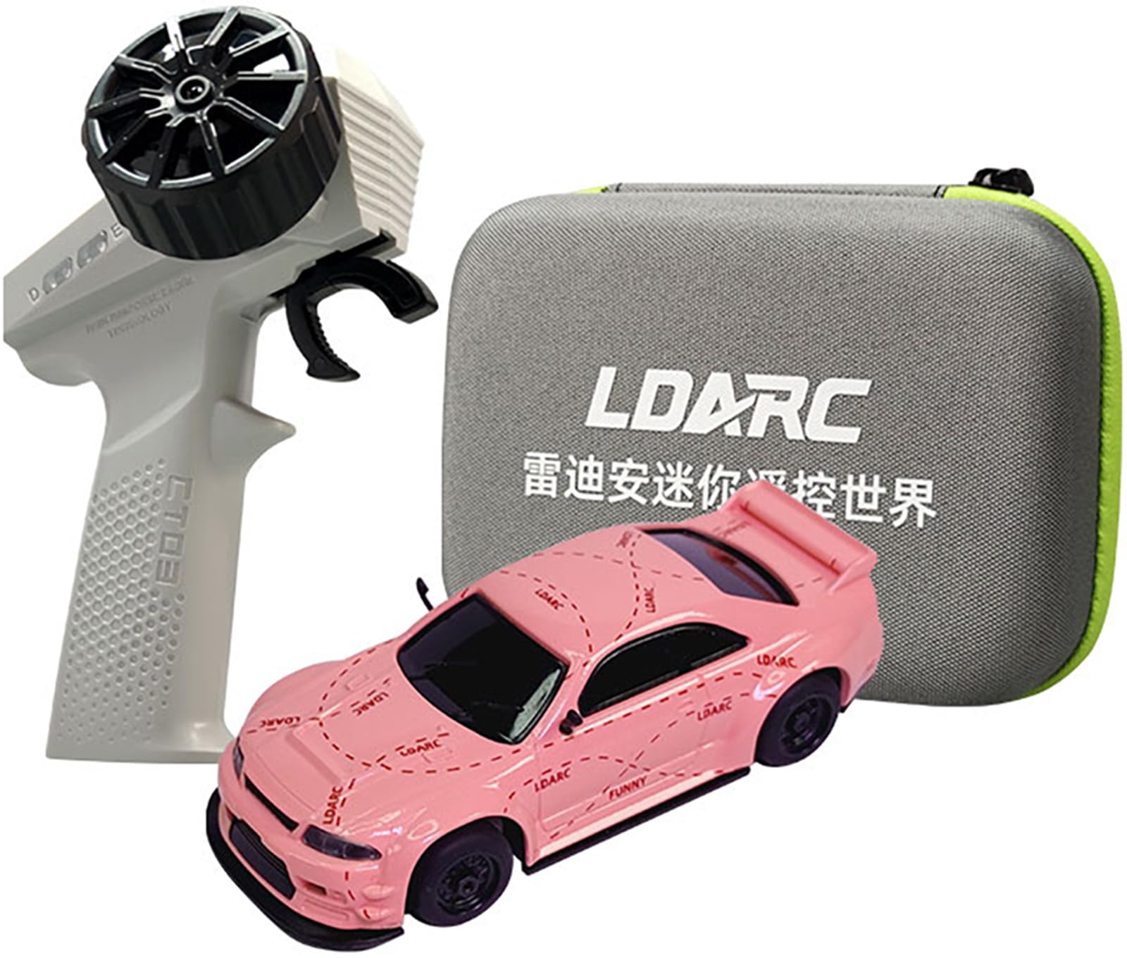 Amazon.co.jp: LDARC 1：64ミニスポーツカー4 CH 2.4 GHzリモコンフル