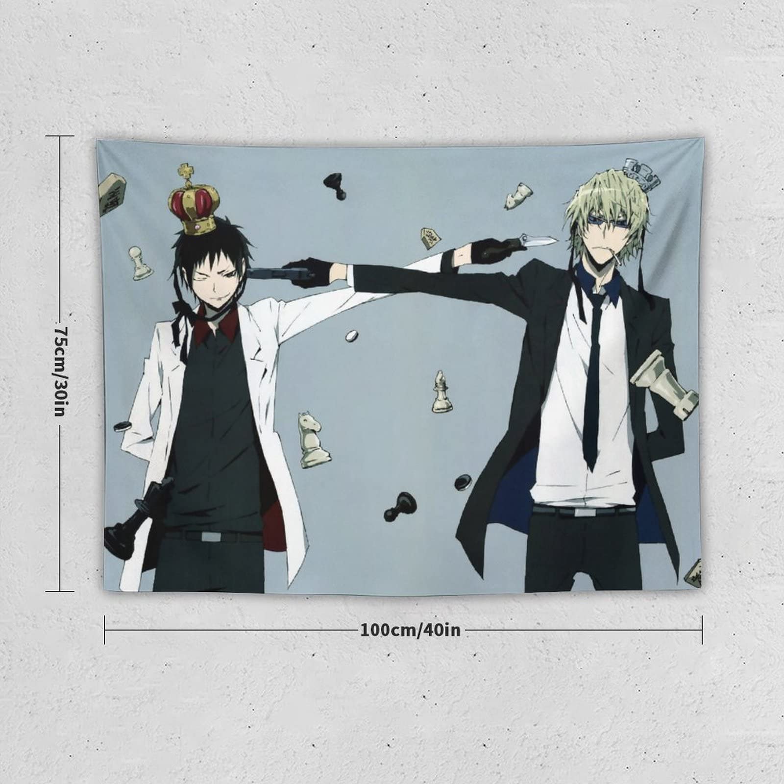 Amazon.co.jp: デュラララ!! 竜ヶ峰帝人 平和島静雄 タペストリー