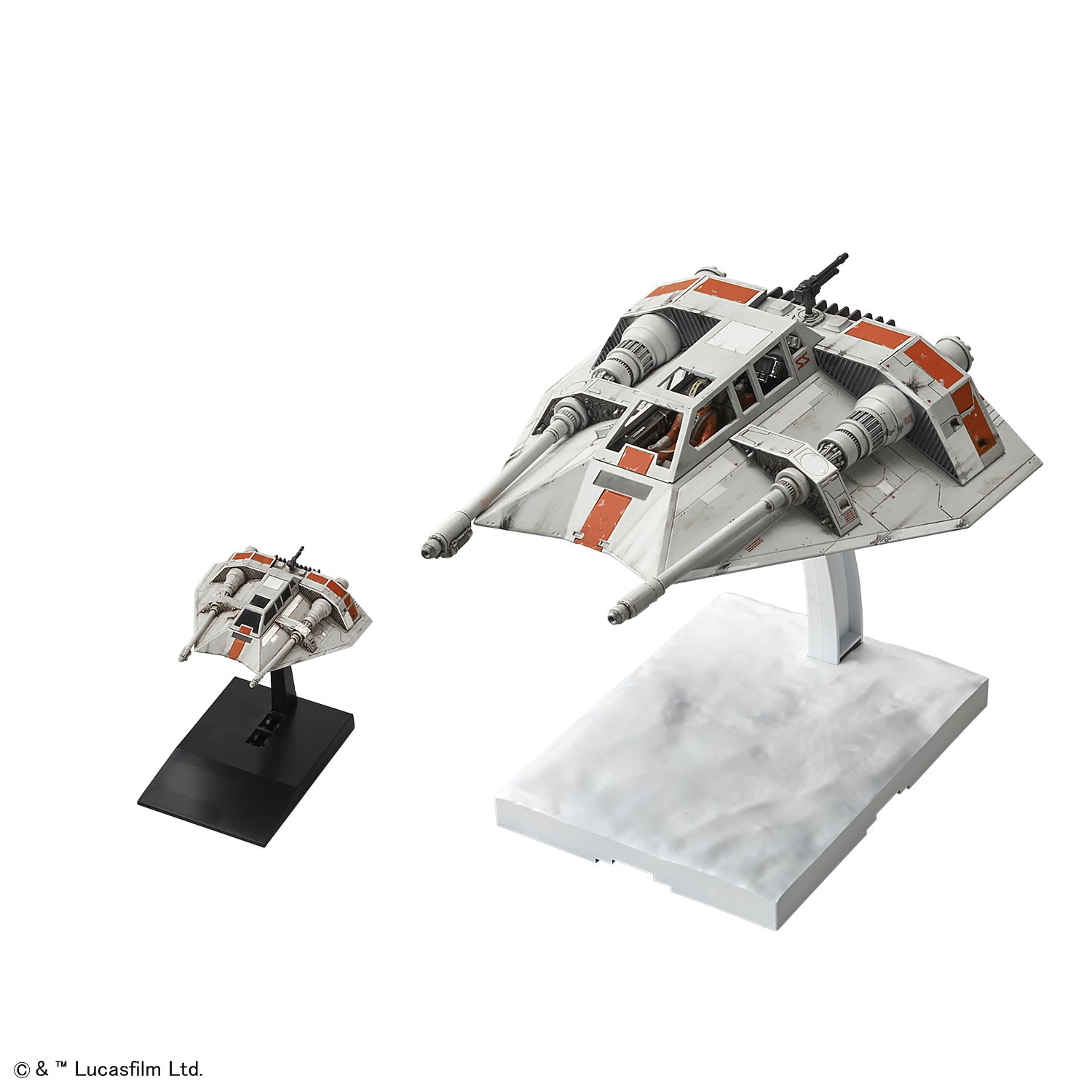 Amazon | スター・ウォーズ スノースピーダーセット 1/48 & 1/144