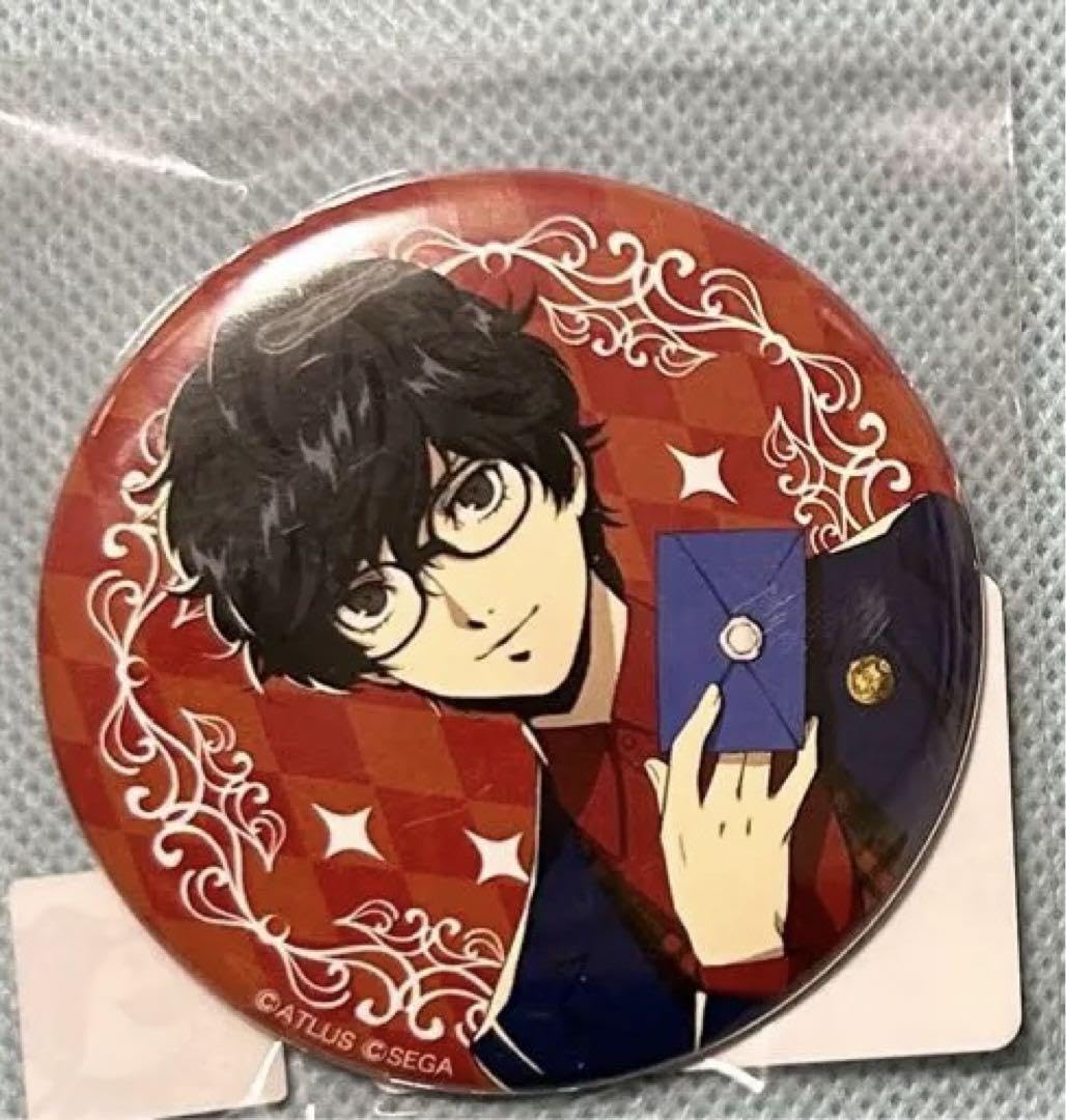 ペルソナ5 雨宮蓮 主人公 ジョーカー アモカフェ 缶バッジ ペルソナ5