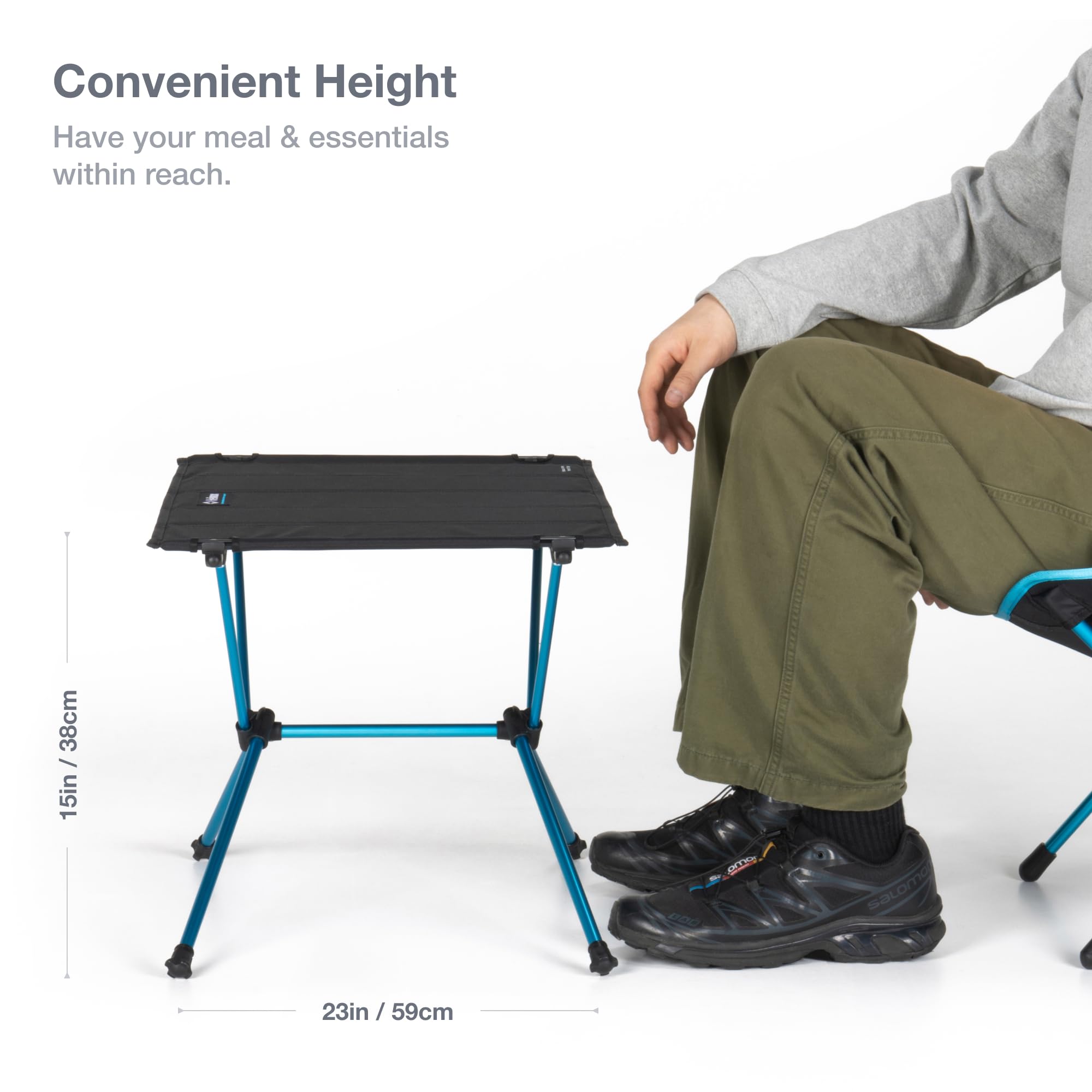 Helinox Table One Hard Top - Black/Blue : Amazon.ca: Sports & Outdoors