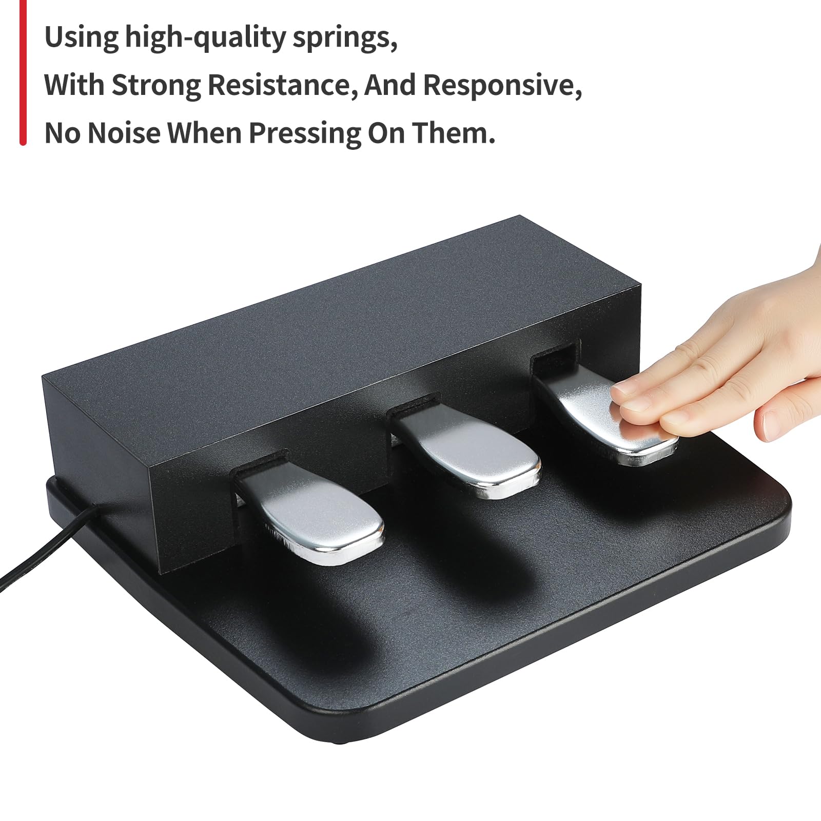 Amazon | ATNEDCVH デジタルピアノキーボード用3ペダル。ヤマハYDP-103